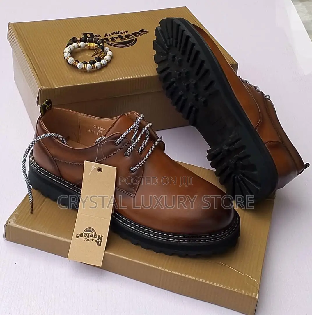 Dr Martens Quality Luxury Men Genuine Leather Shoe
