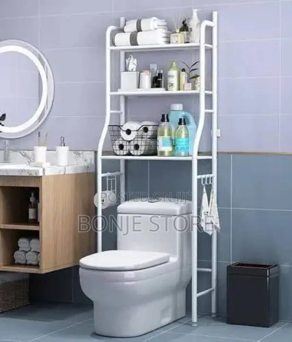 Over-the-Toilet Shelf, 3 WC Storage Shelf