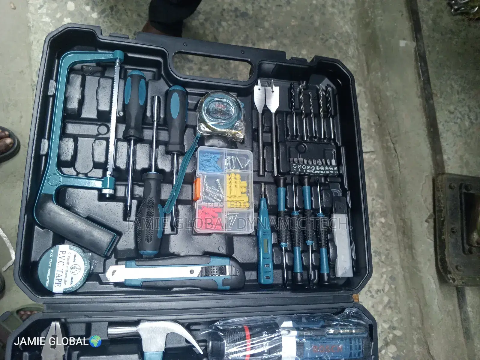 Bosch Toolsbox With Battery Drill
