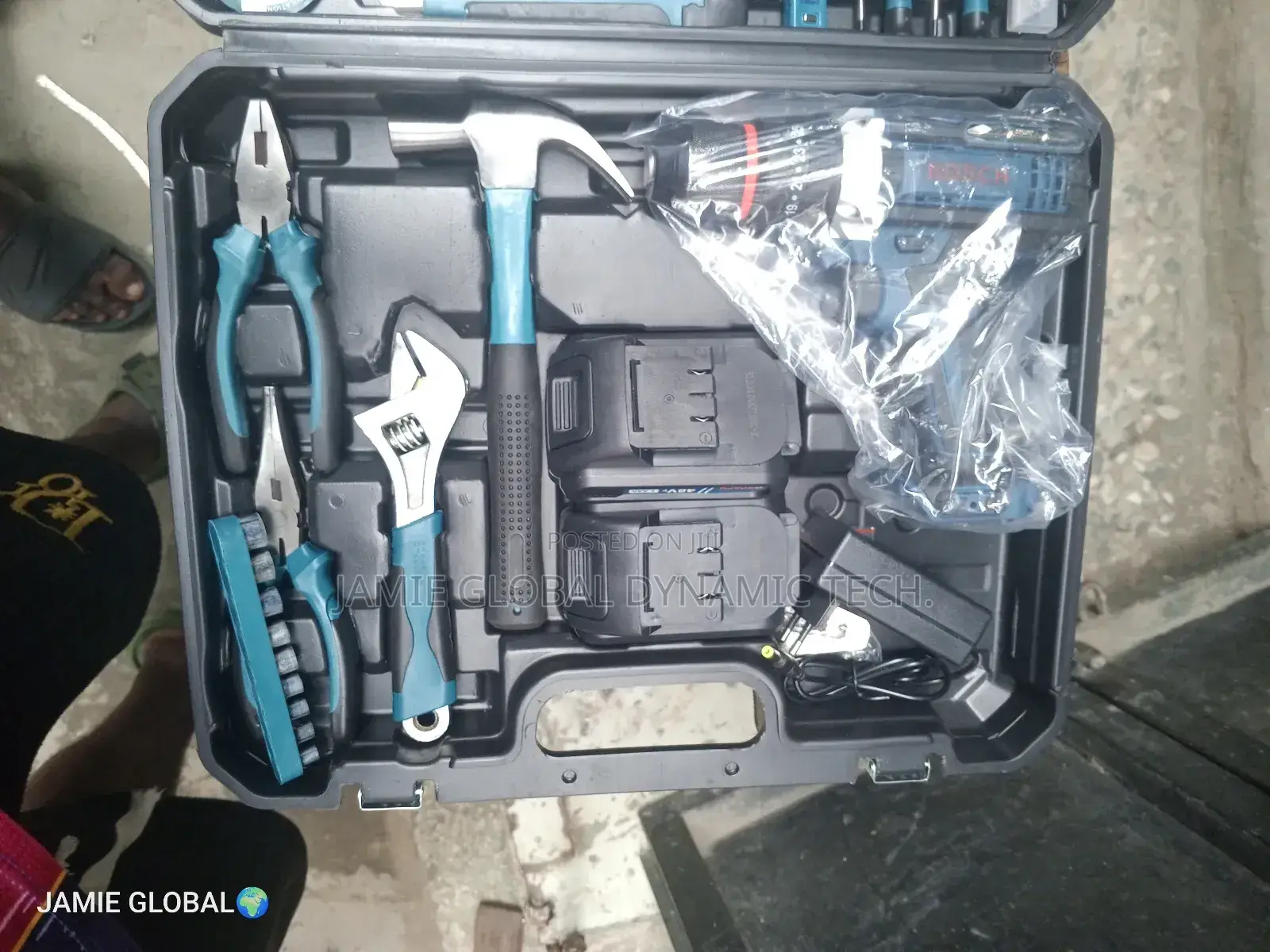Bosch Toolsbox With Battery Drill