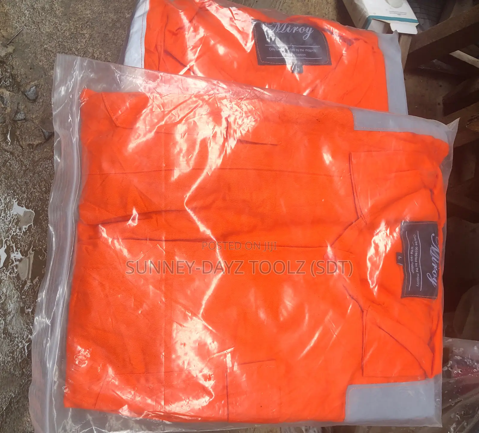Safety Orange Coverall Wear