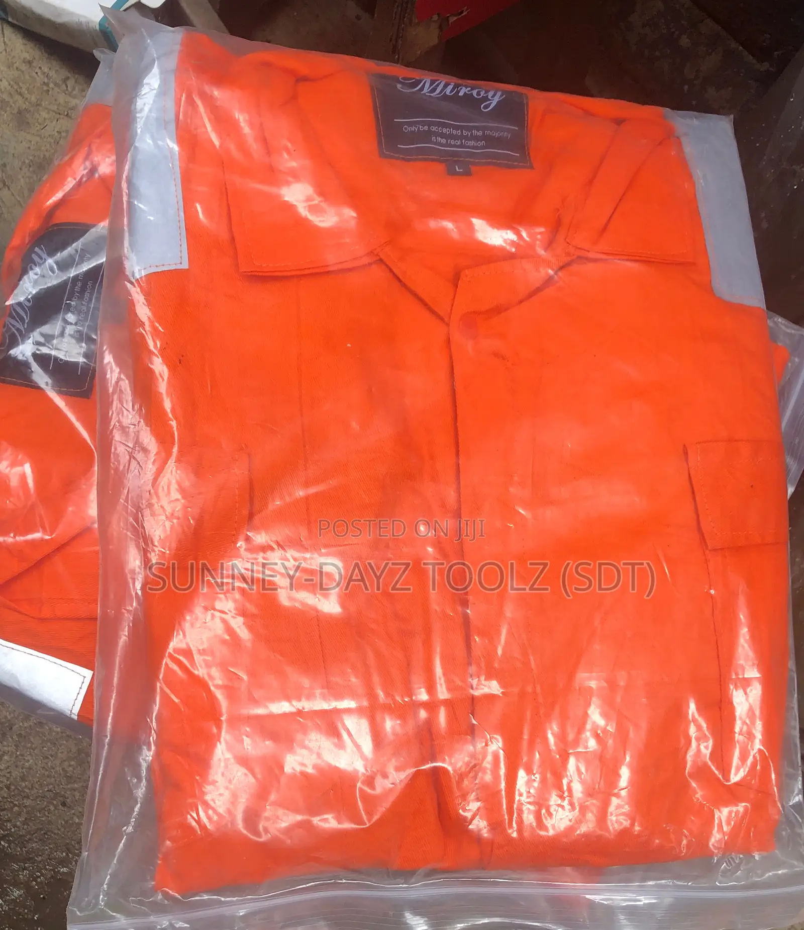 Safety Orange Coverall Wear