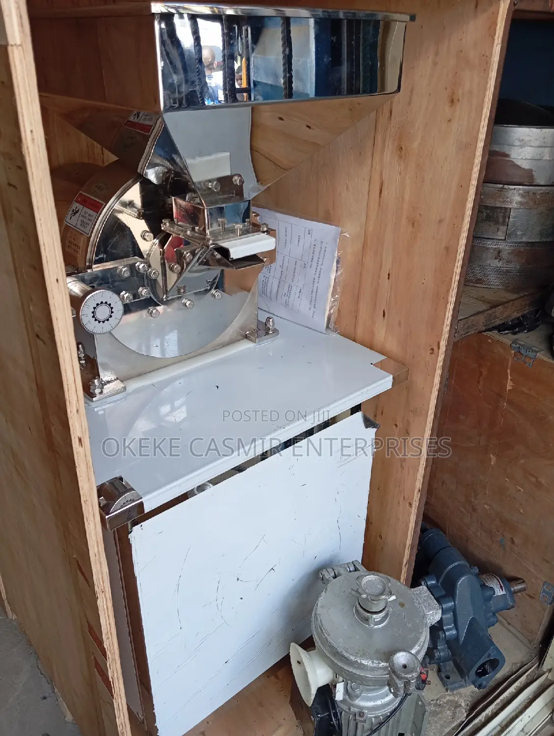 Stainless Steel Hammer Mill 7.5Hp