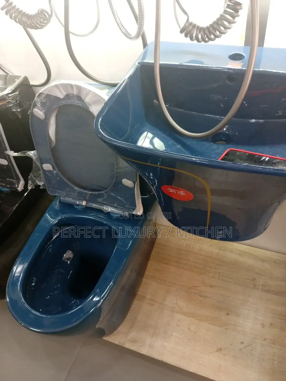 Blue Luxury W.C Water Closet