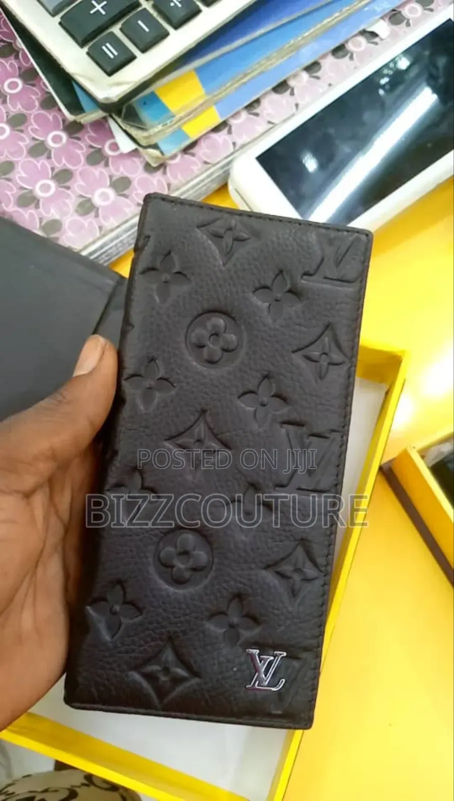 Original Louis Vuitton Leather Clutche Bag Available Instore