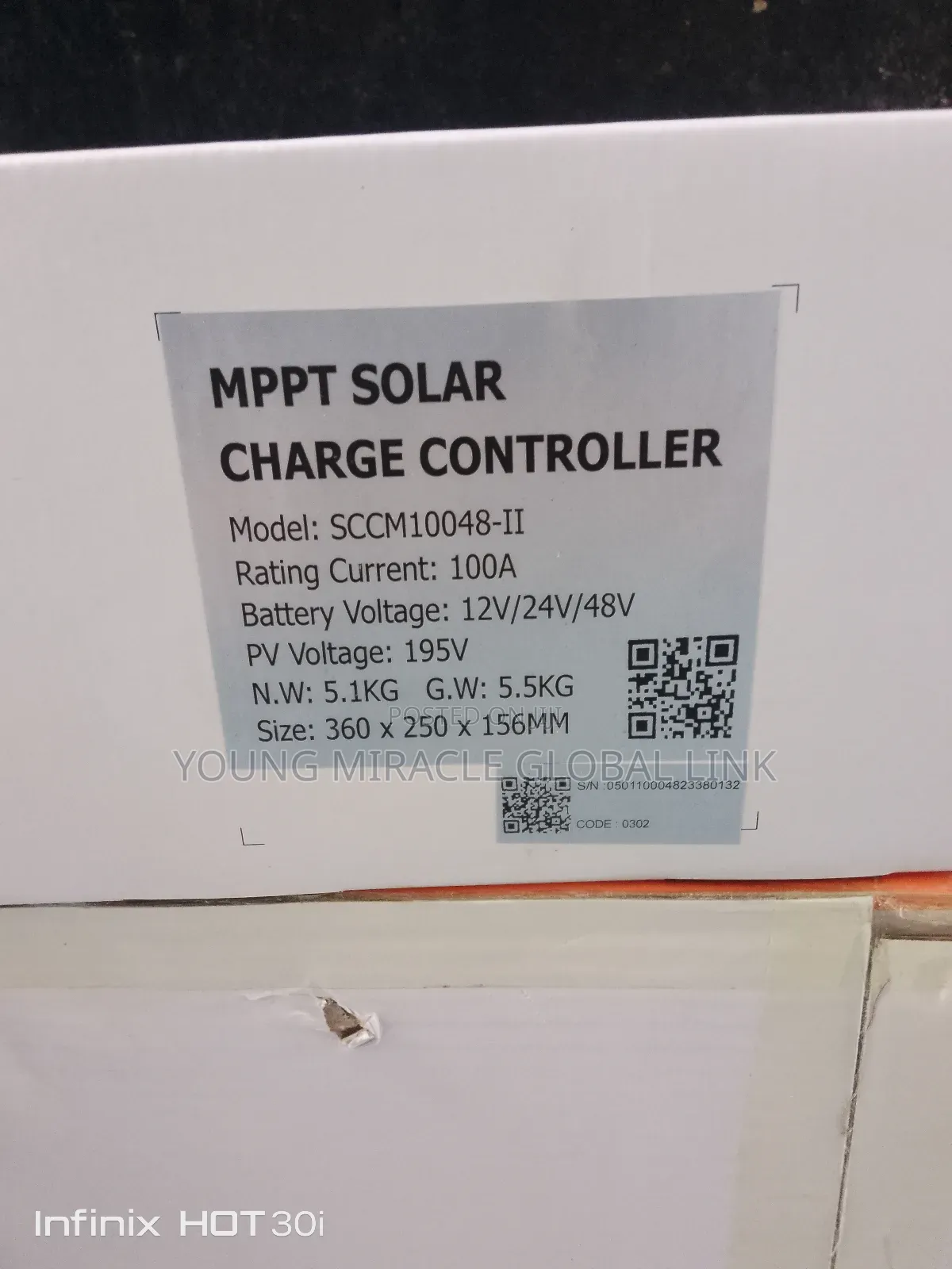 Felicity MPPT Charge Controller 100ah 12/48v