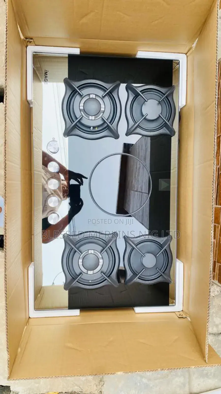 Image Inbuilt Gas Cooker With Electric