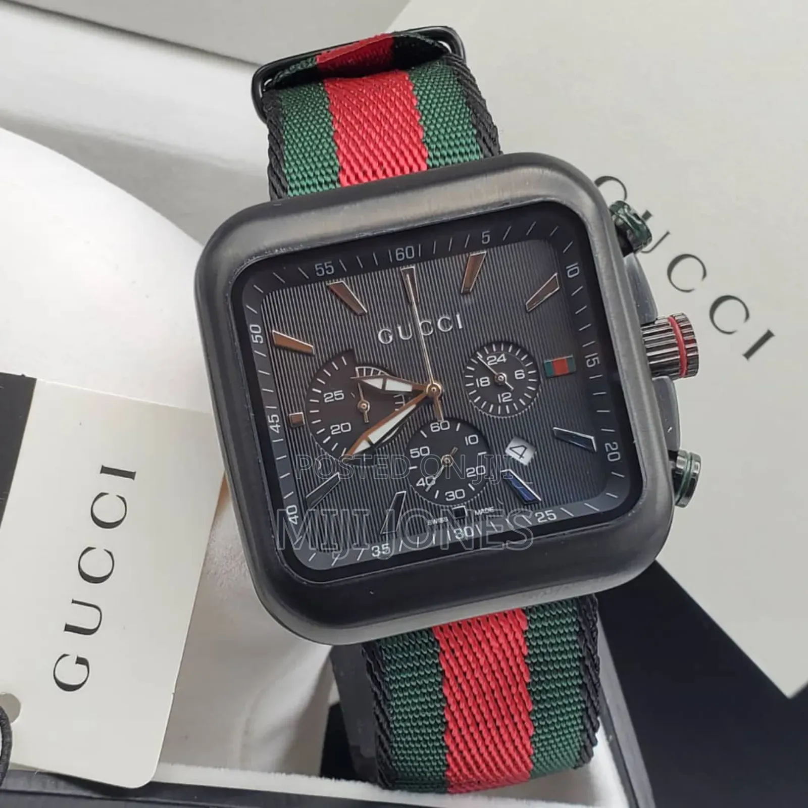Gucci Fabric Strap Men Watches