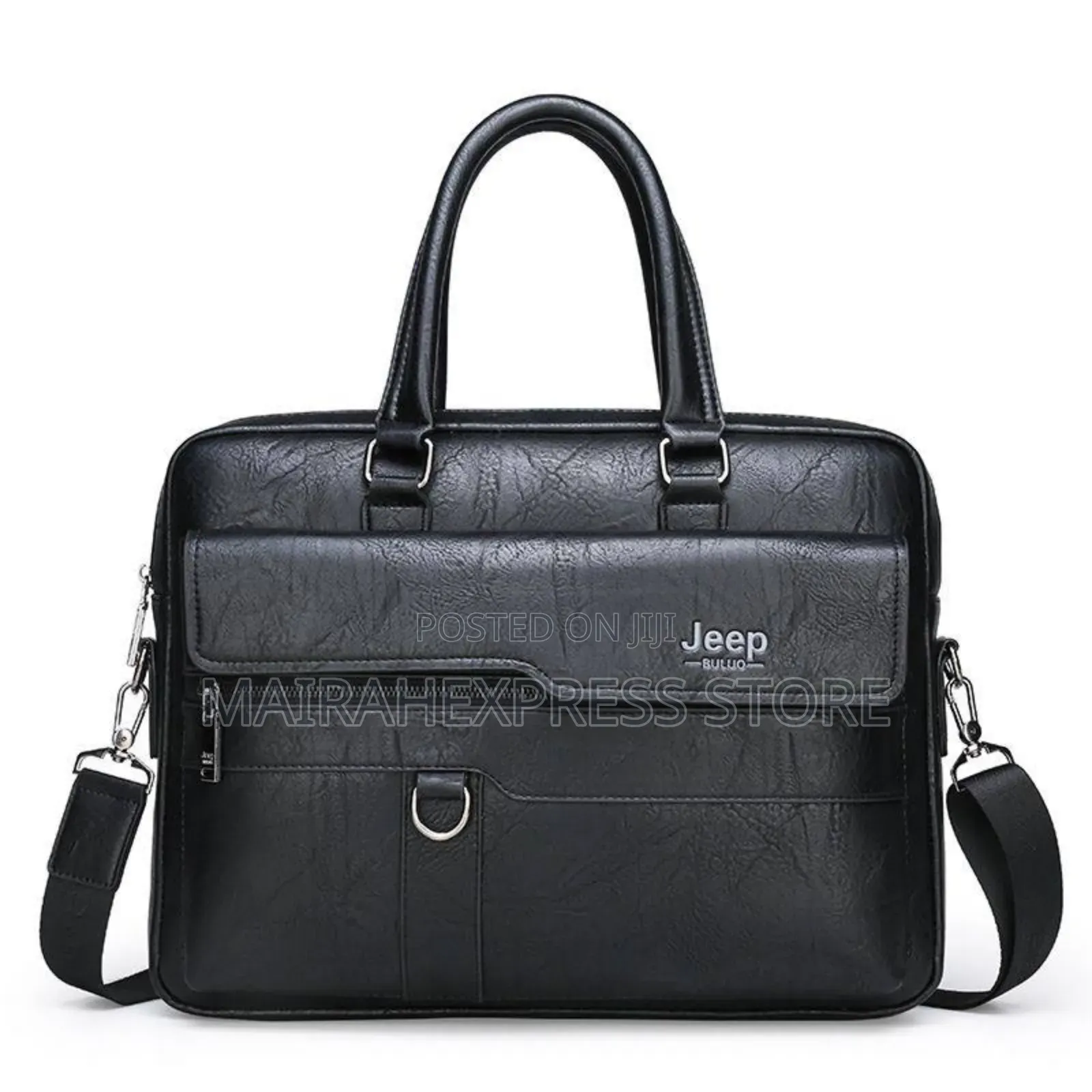 Jeep Buluo Luxury Genuine 4ever Leather Men’S Hand Bag