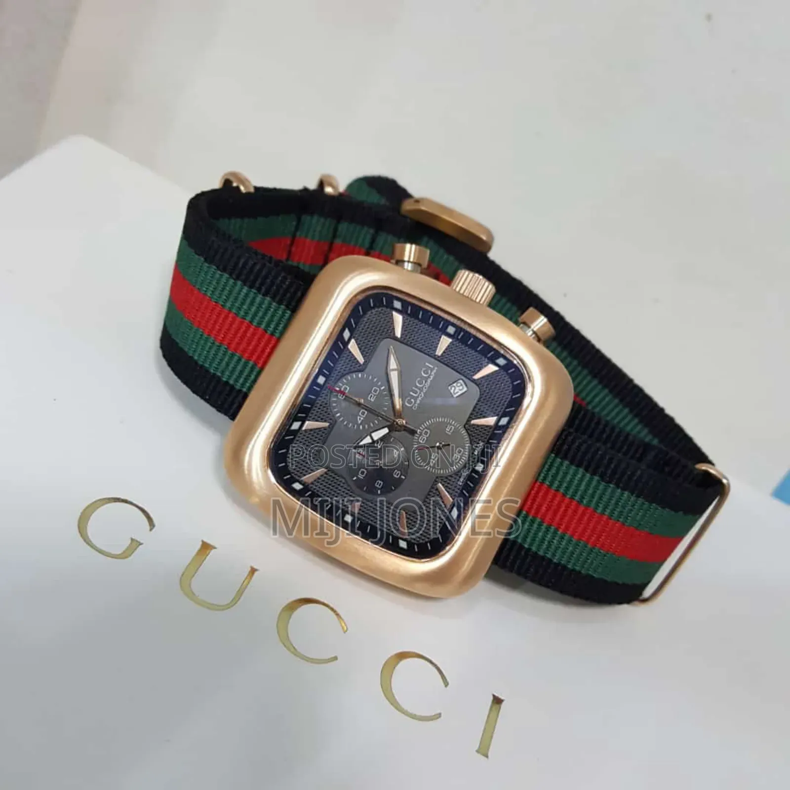 Gucci Fabric Strap Men Watches