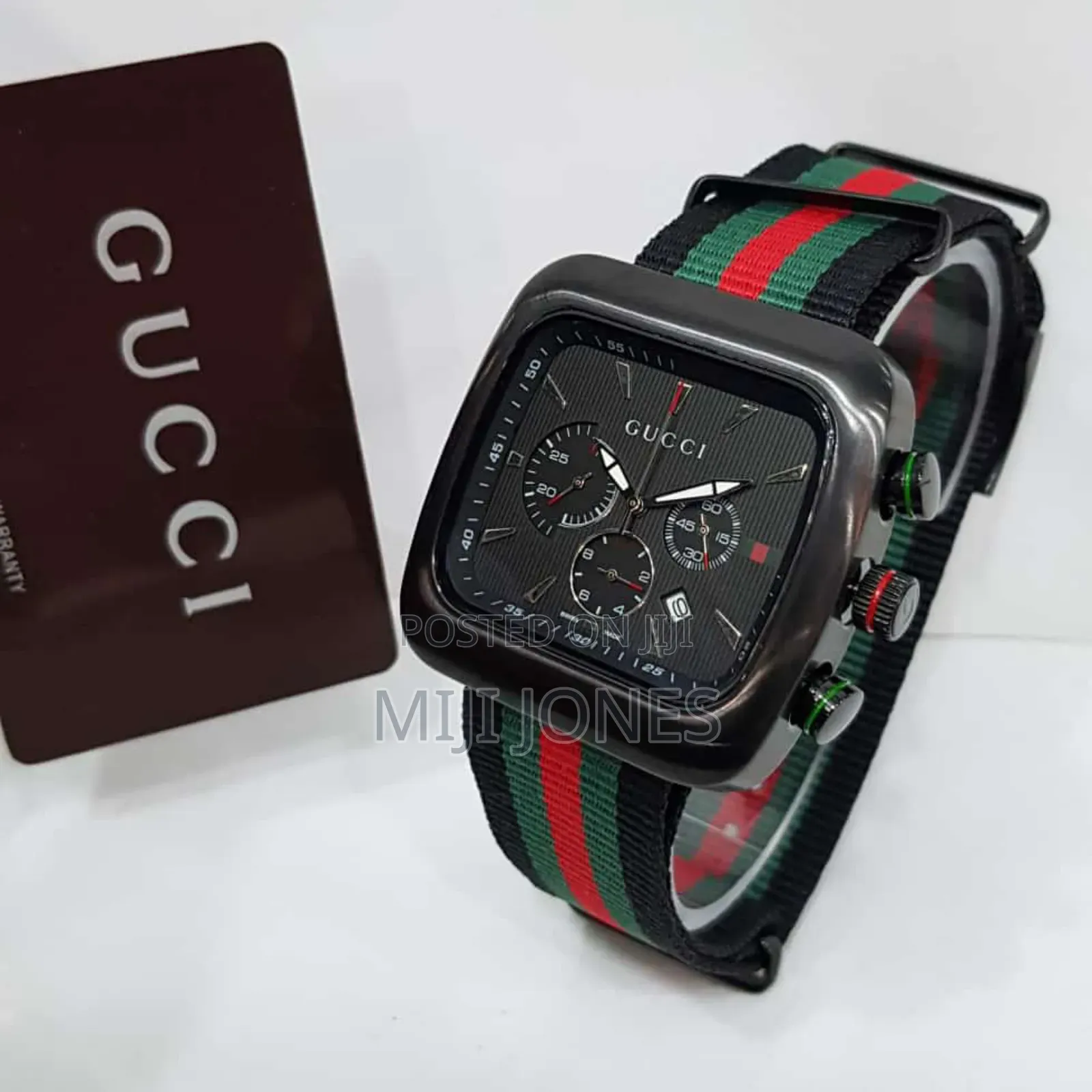 Gucci Fabric Strap Men Watches