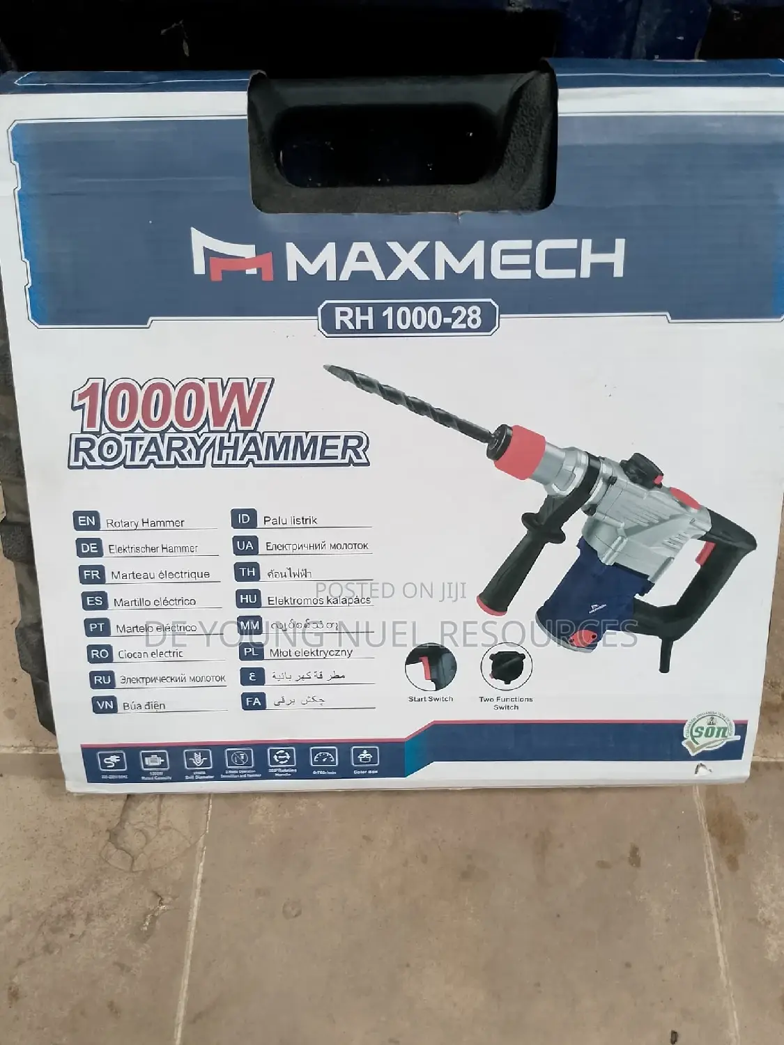 Quality Maxmech Electric Hammer Drill Machine With Bits