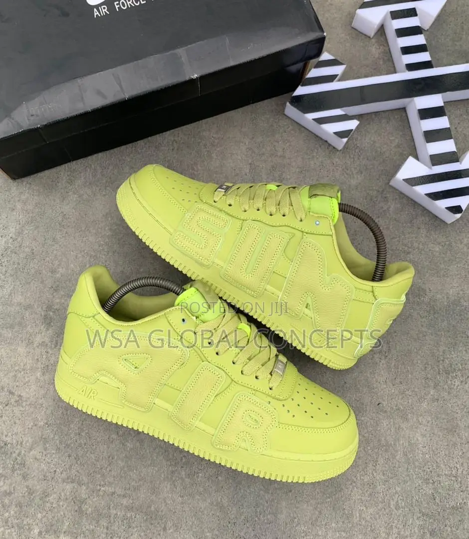 Cactus Plant Flea Nike Air Force 1 Neon Green Sneakers