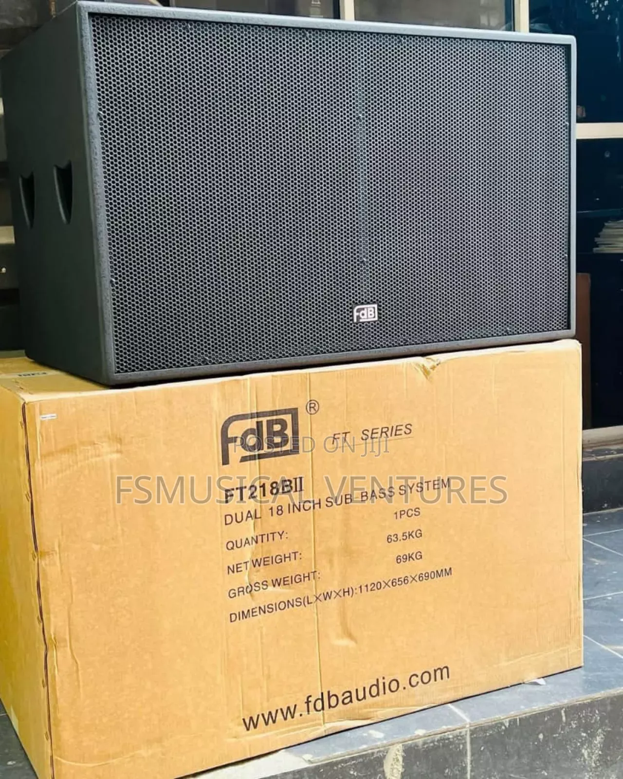FDB Ft218bii Dual 18 Inch Subwoofers /Bass System