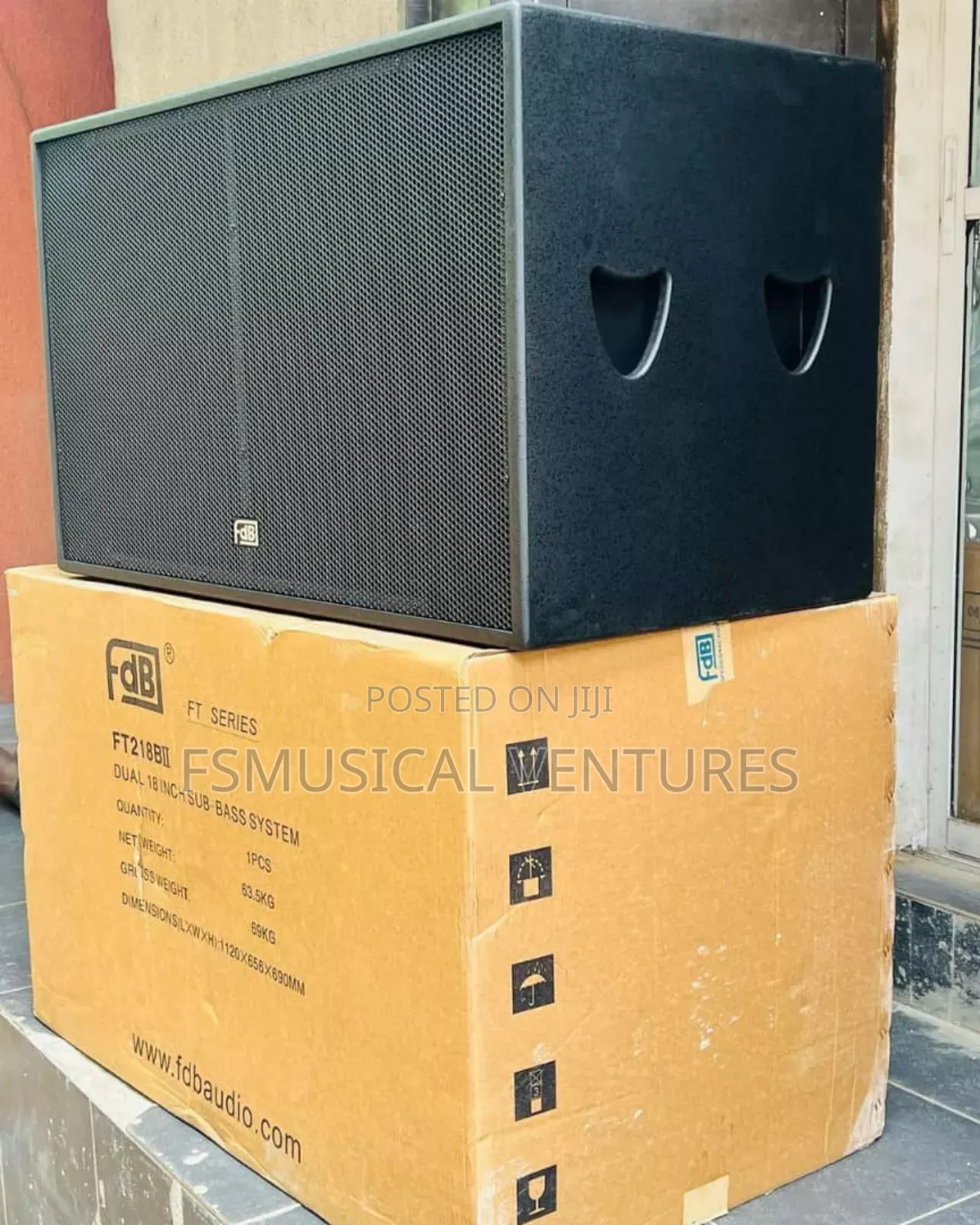 FDB Ft218bii Dual 18 Inch Subwoofers /Bass System