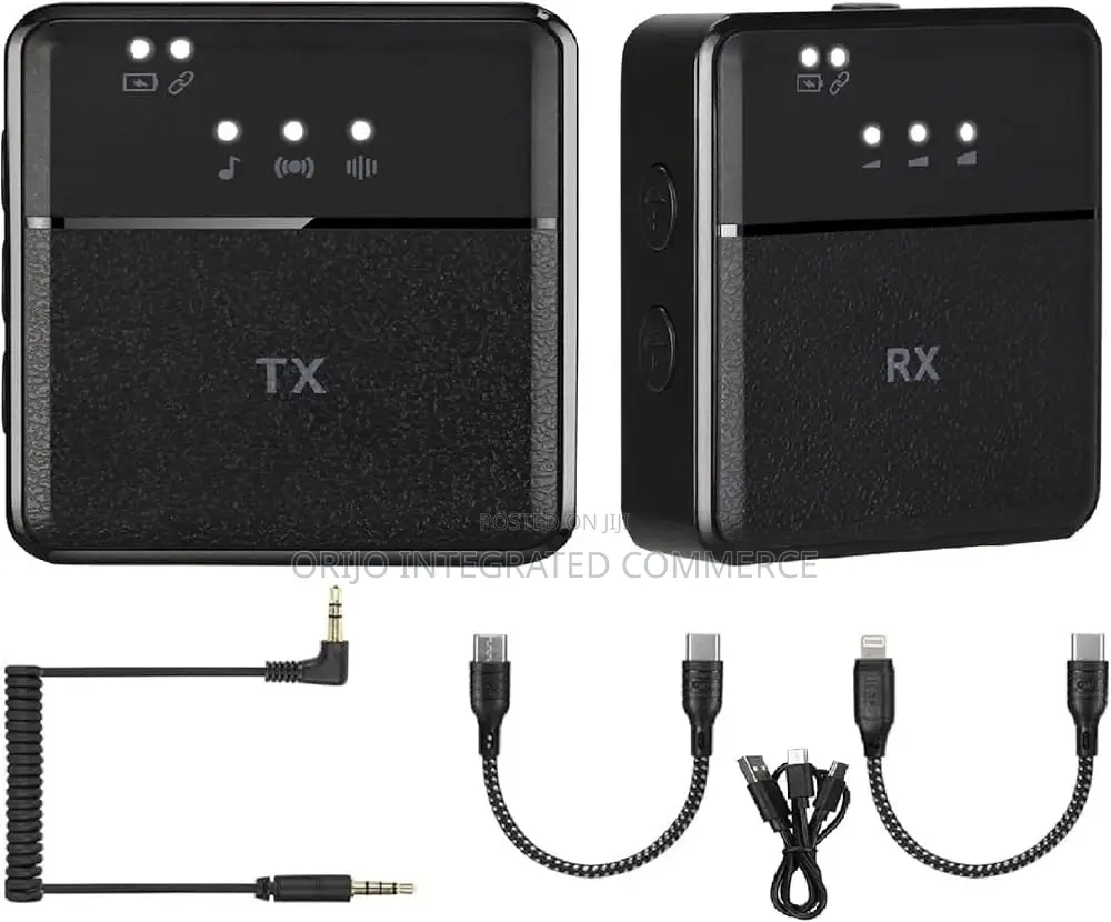 Sx39 Dual Lavalier Wireless Microphone for iPhone Android C