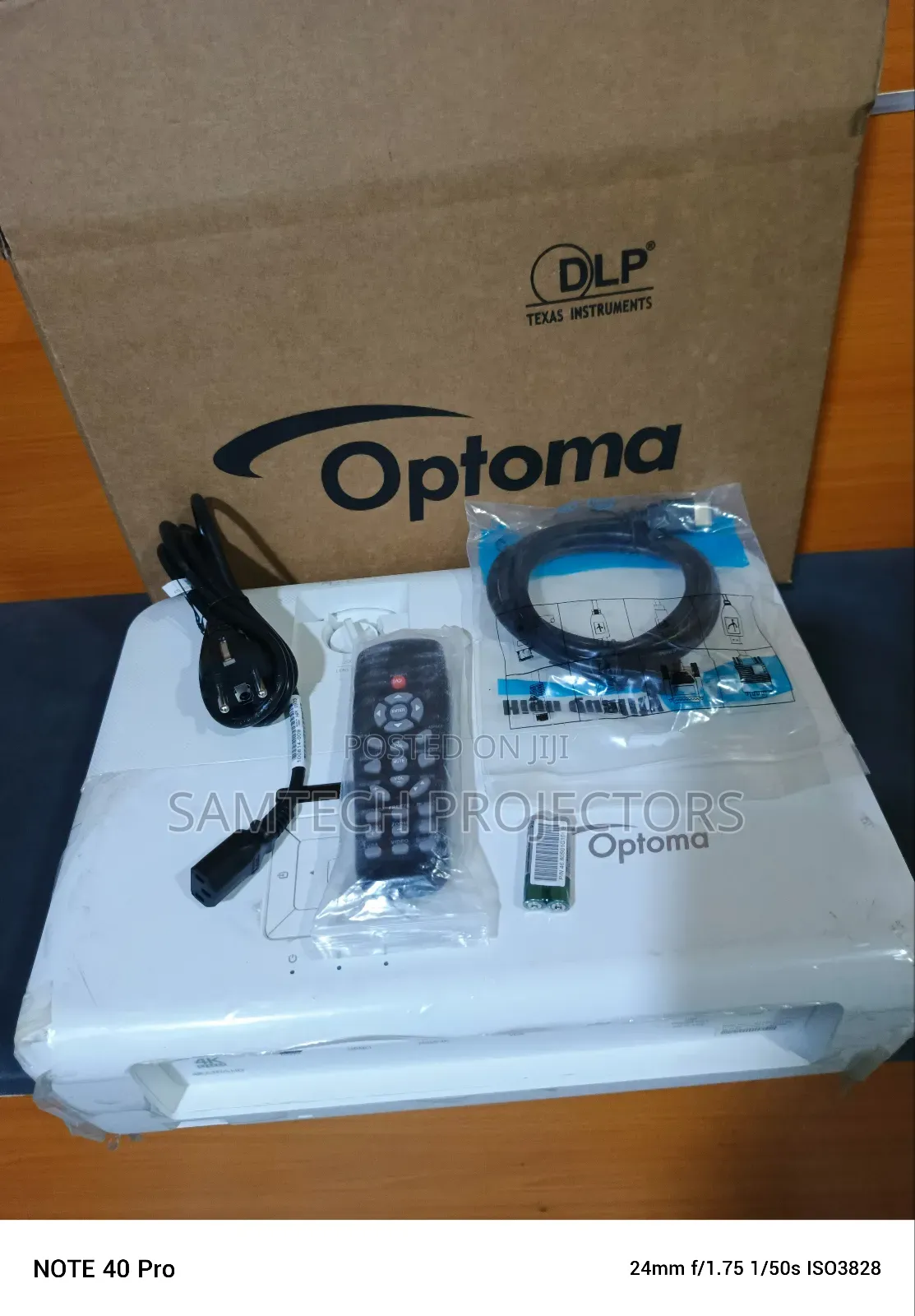 Brand New Optoma UHD Projector Open Carton.