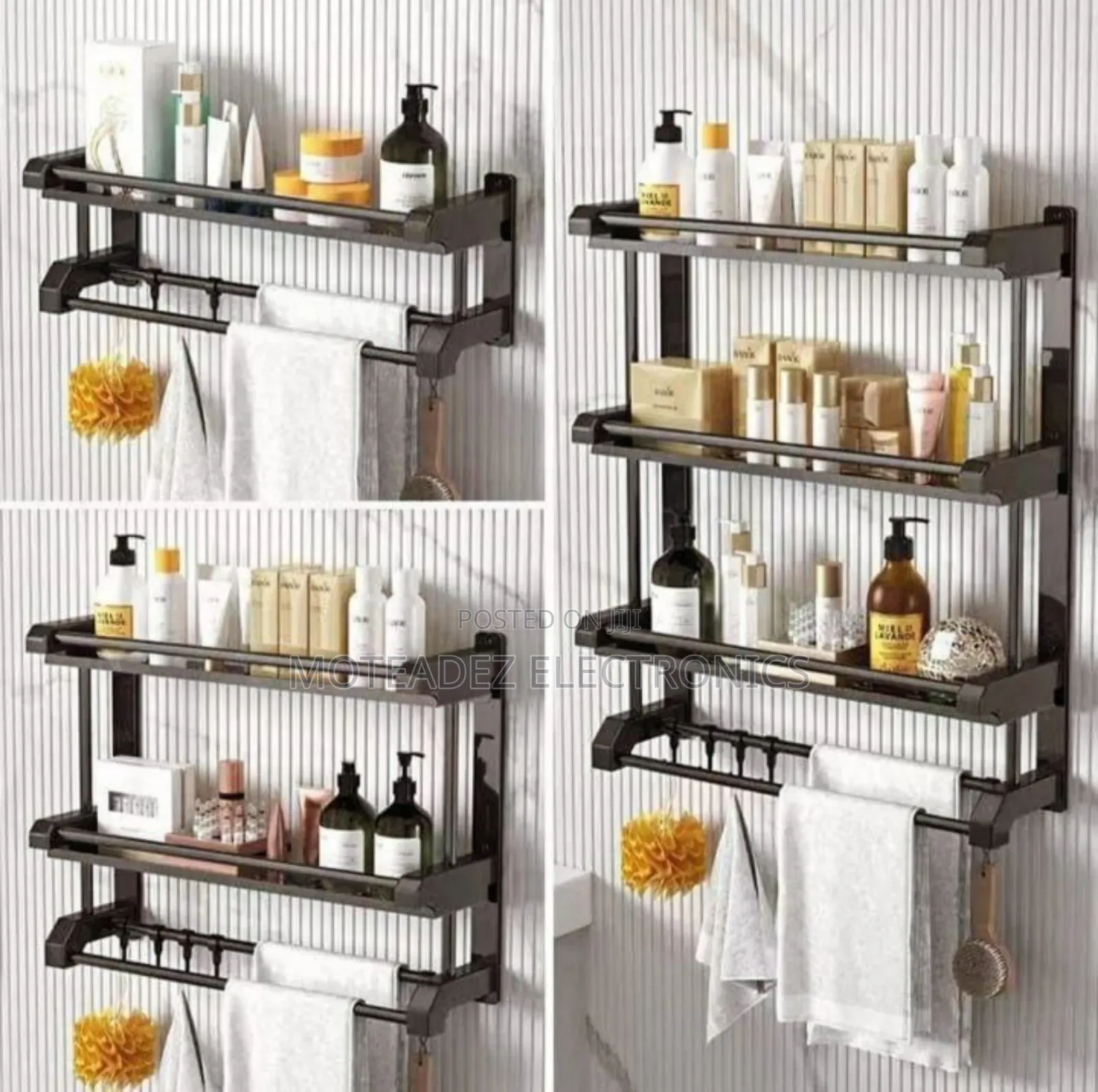 3, 2 1 Layer Aluminium Multipurpose Wall Mounted Hanger/Rack