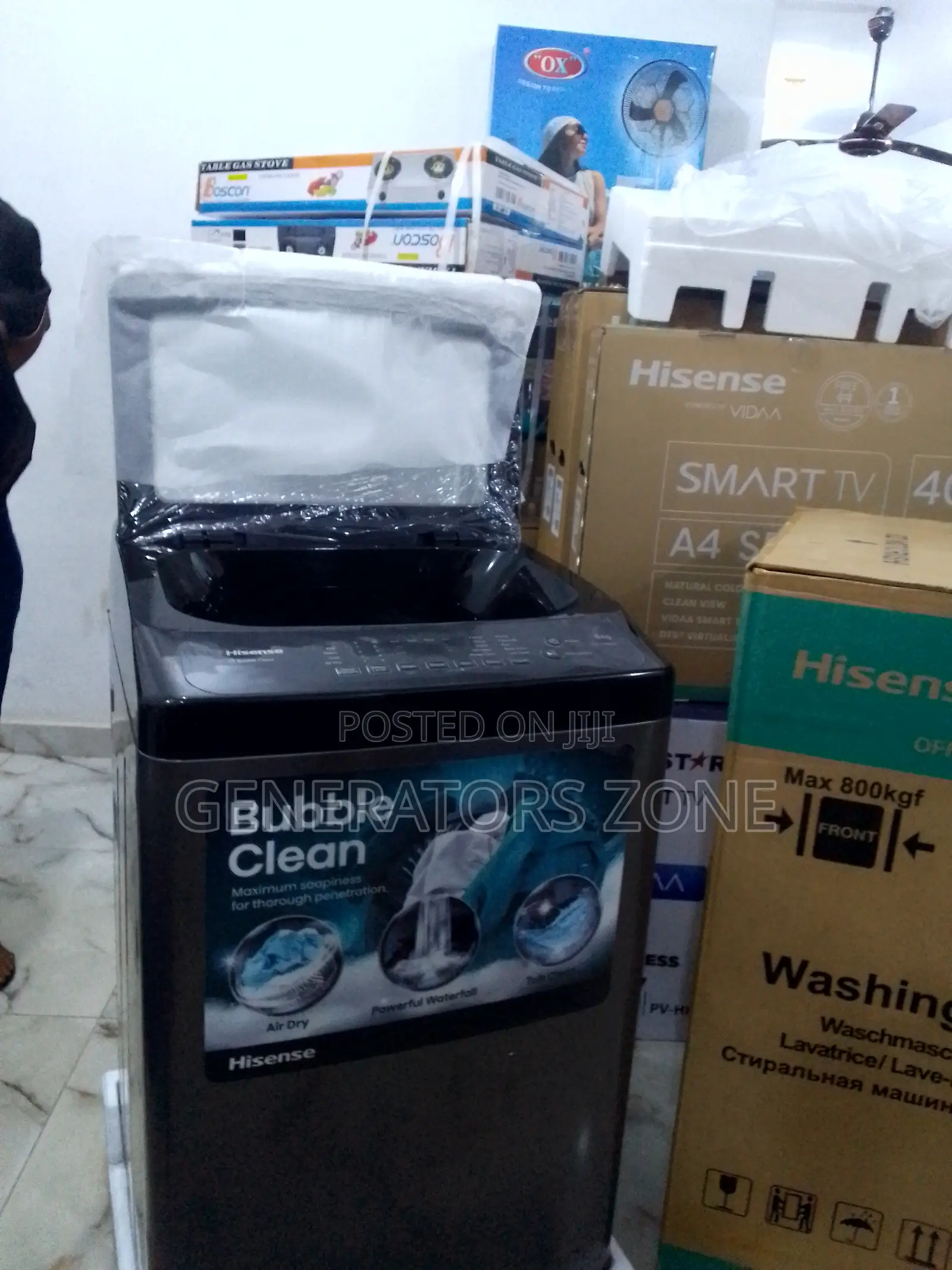 Hisense 8kg Super Clean Washing Machine Top Load{Wtja8027}