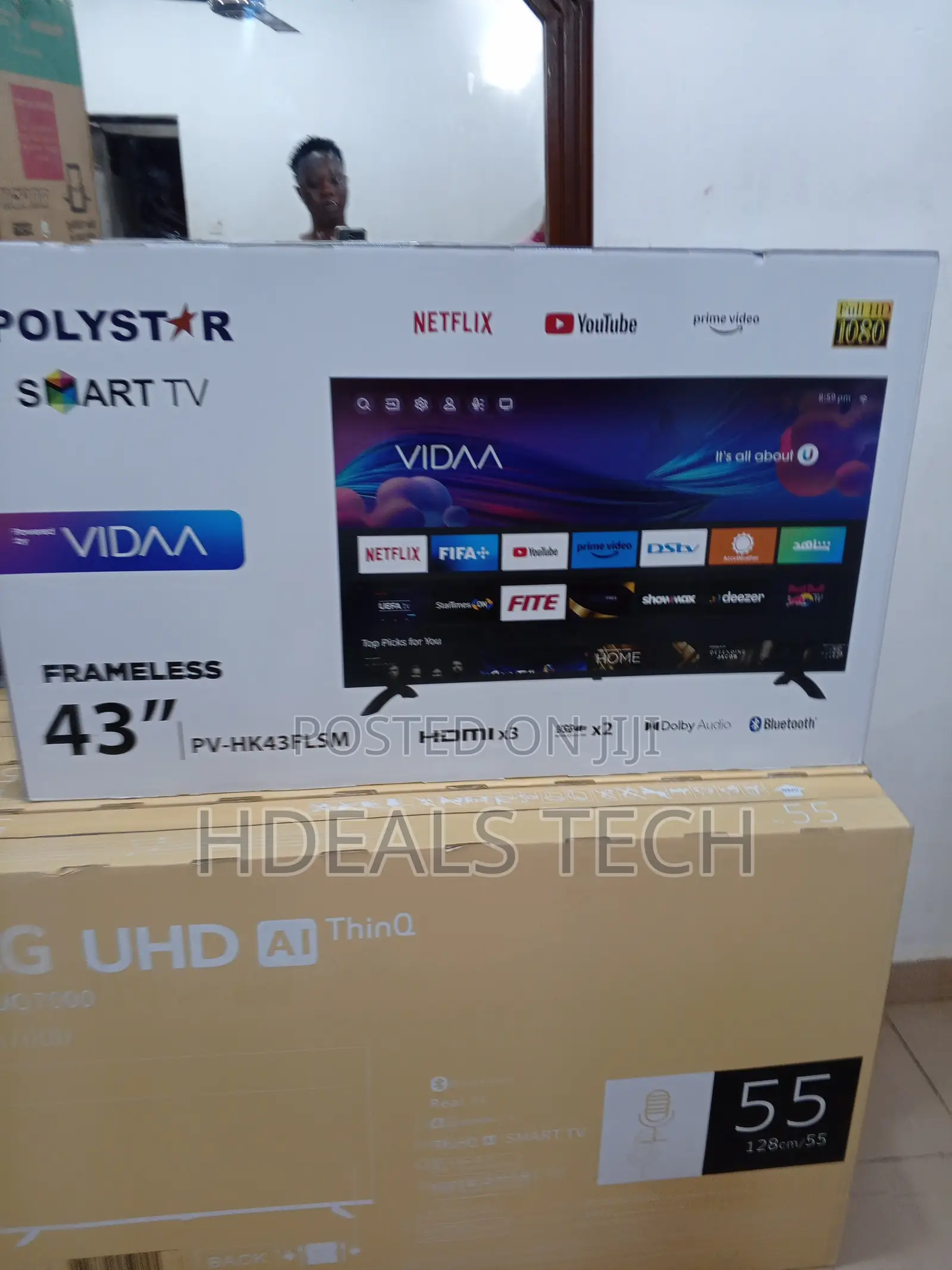 Polystar 43 Inches Smart TV