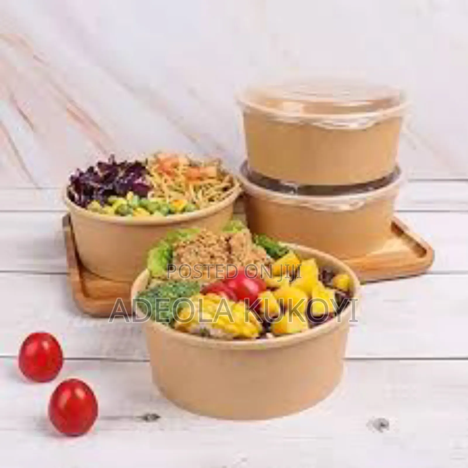 1000ml Paper / Kraft Bowl - 1000pcs