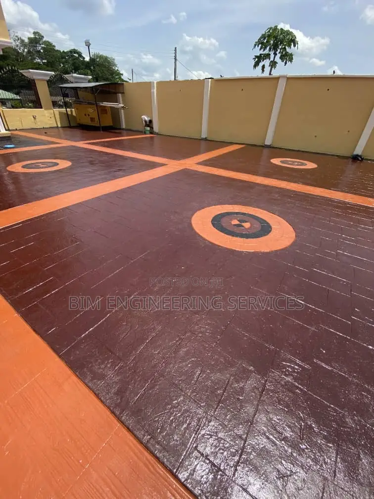 Metallic Flooring Stamp Polish Paint Concrete Stamp Edger