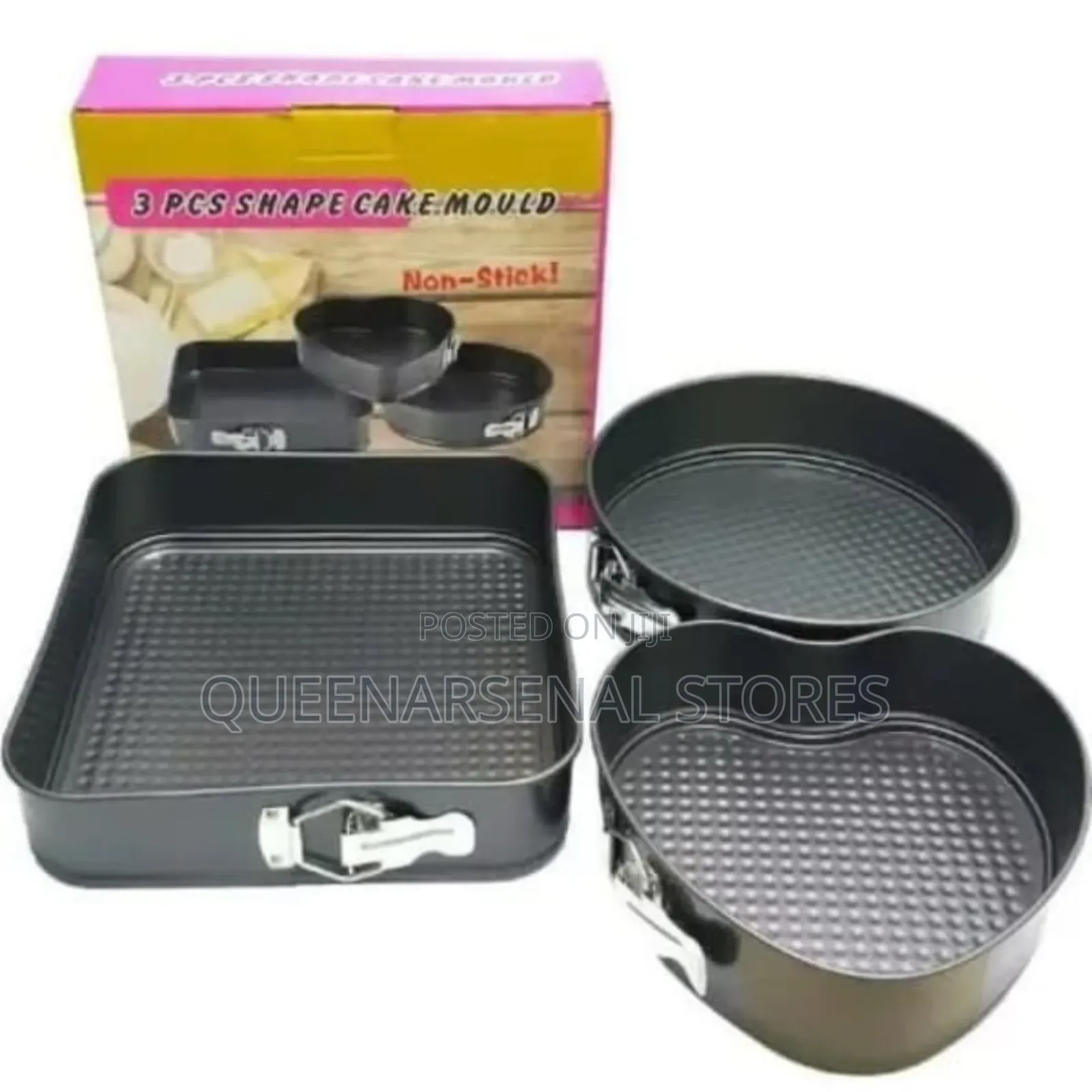 3pcs Non Stick Cake Mould