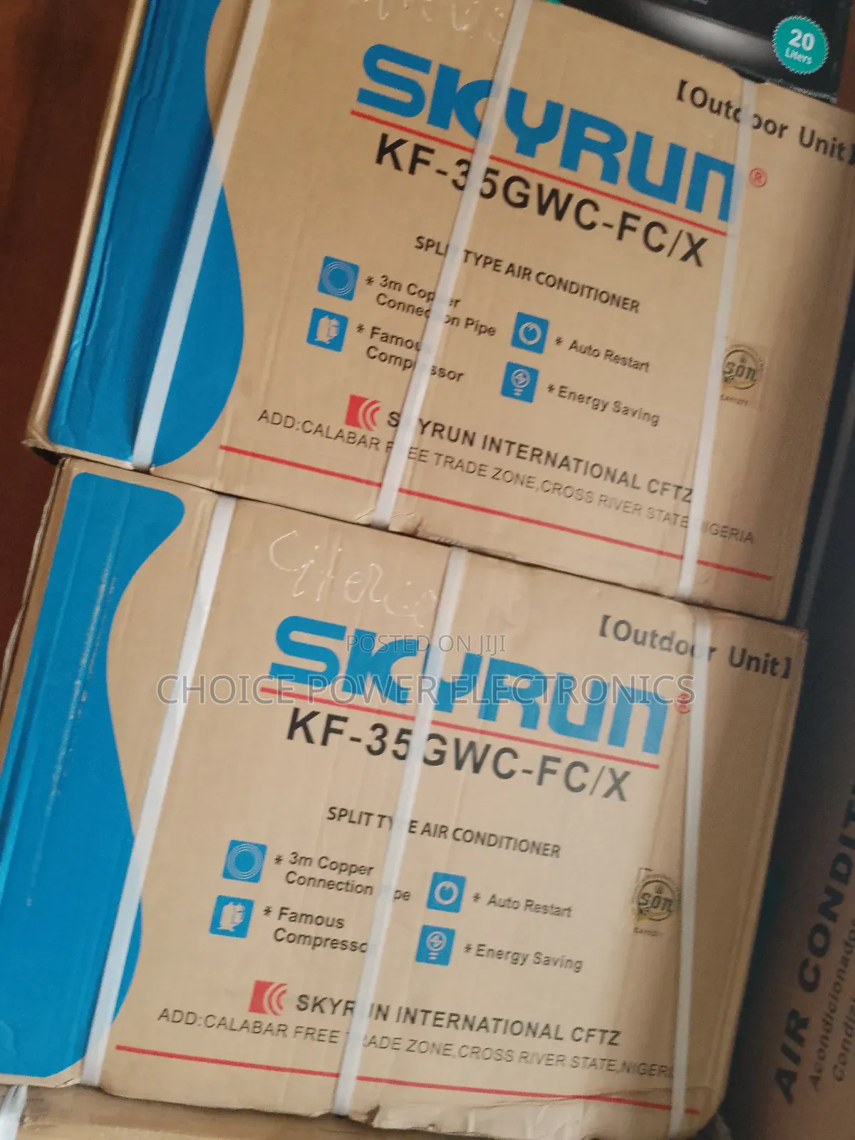 Brand New Inveter Skyrun Ac 1hp.100%Copper. With Free Installation Kit