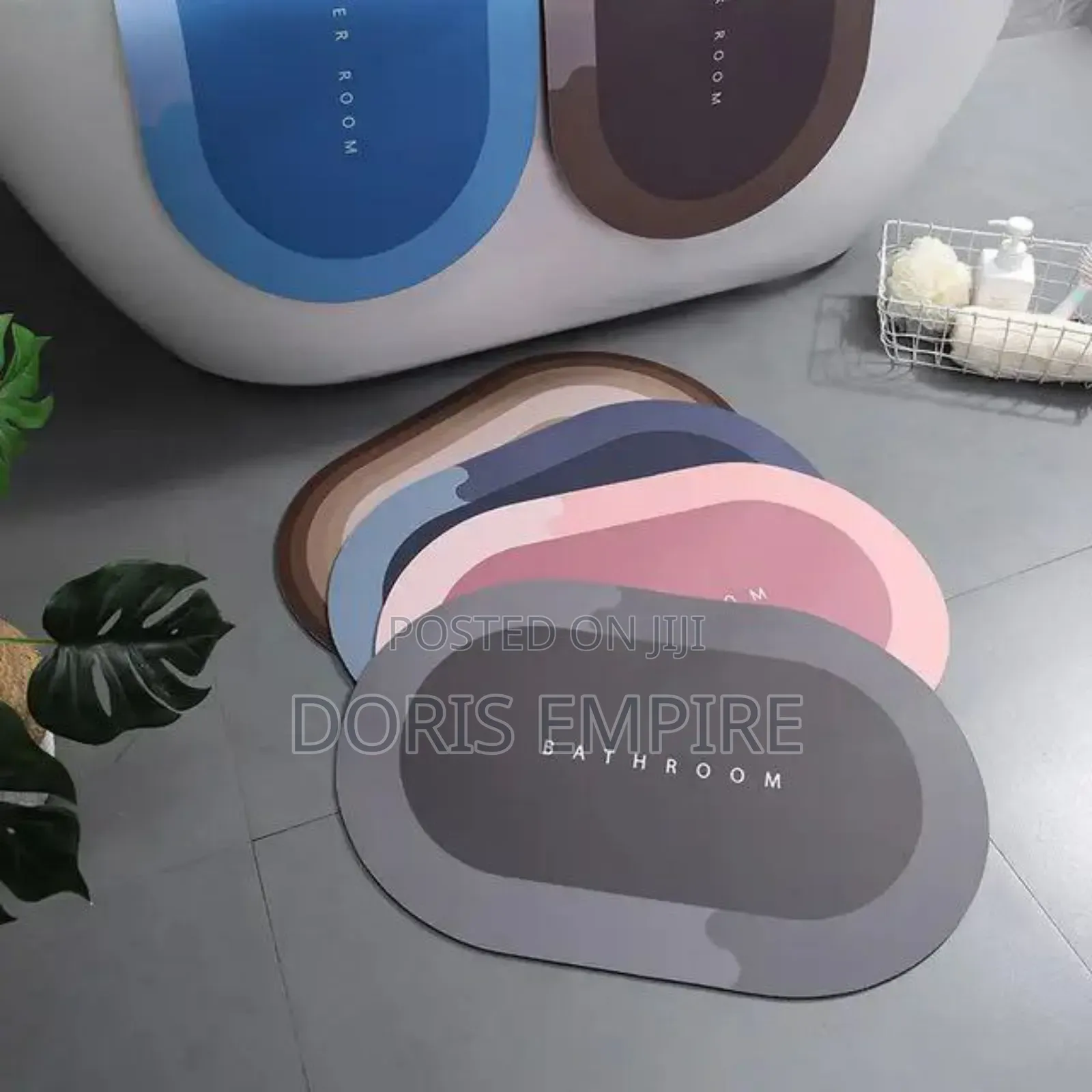 Water Absorbent Floor Mat 
80cm by 50cm 
40cm by 60cm