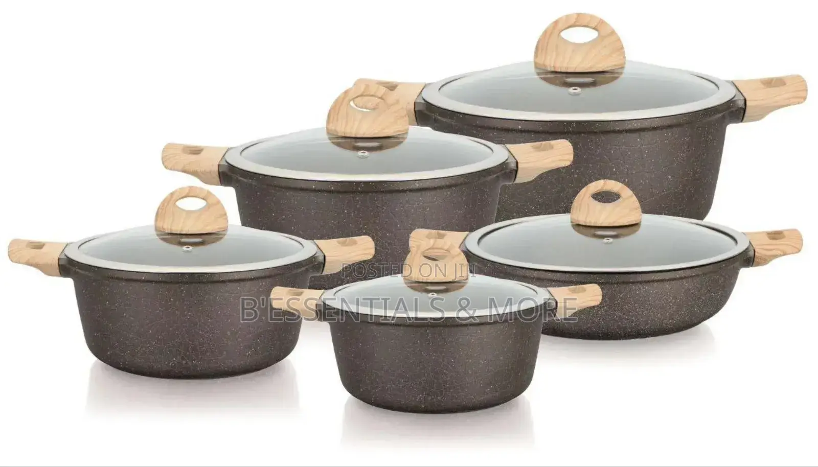 10 PCS Galaxy GRANITE POT SET