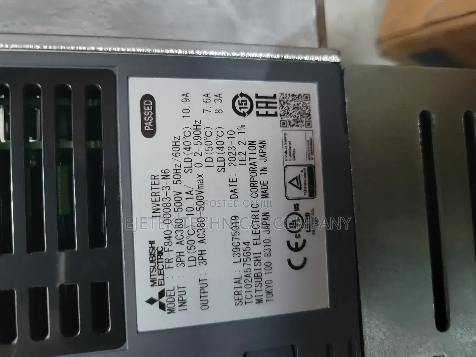 Mitsubishi 3.7kw/5hp VFD Inverter Drive