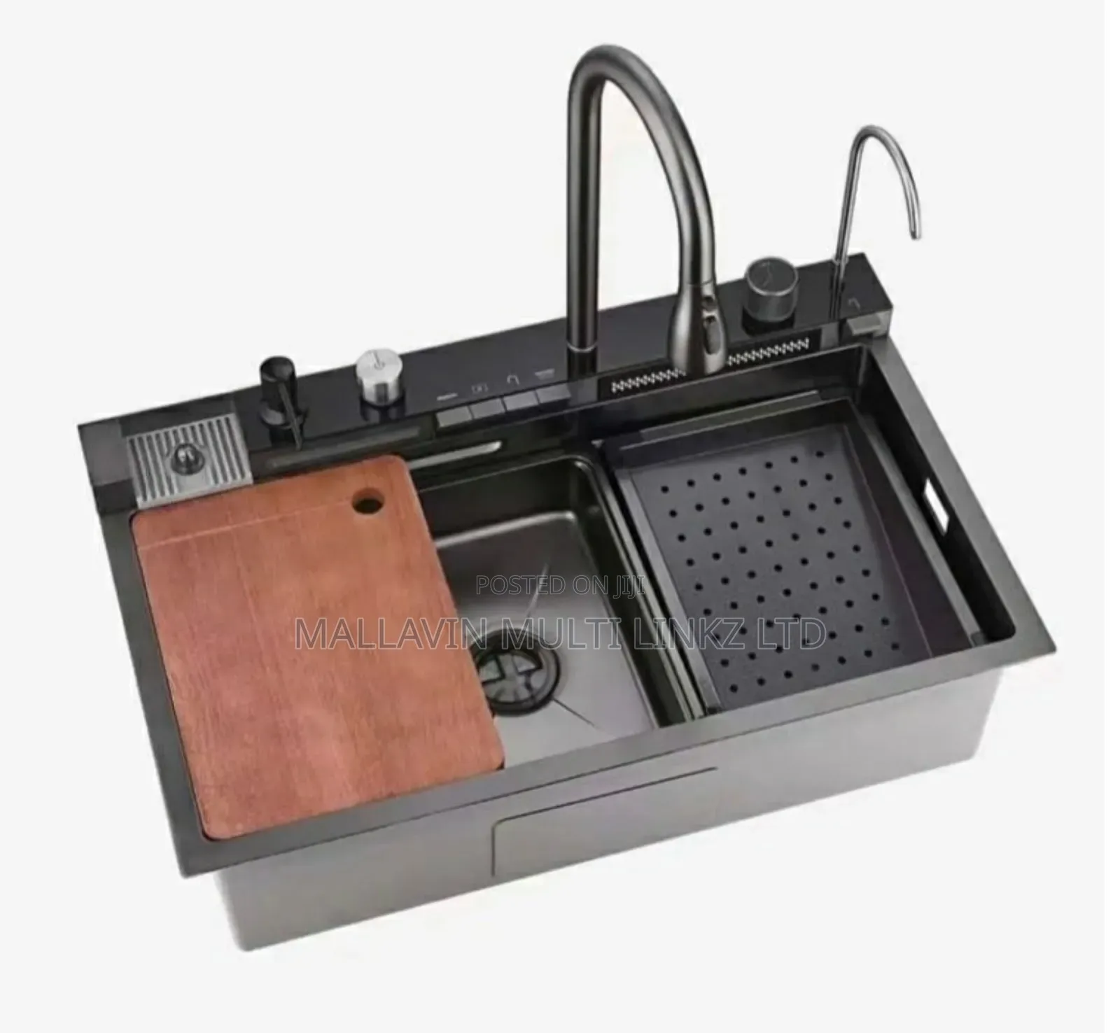 Led Black Modern Kitchen Sinks