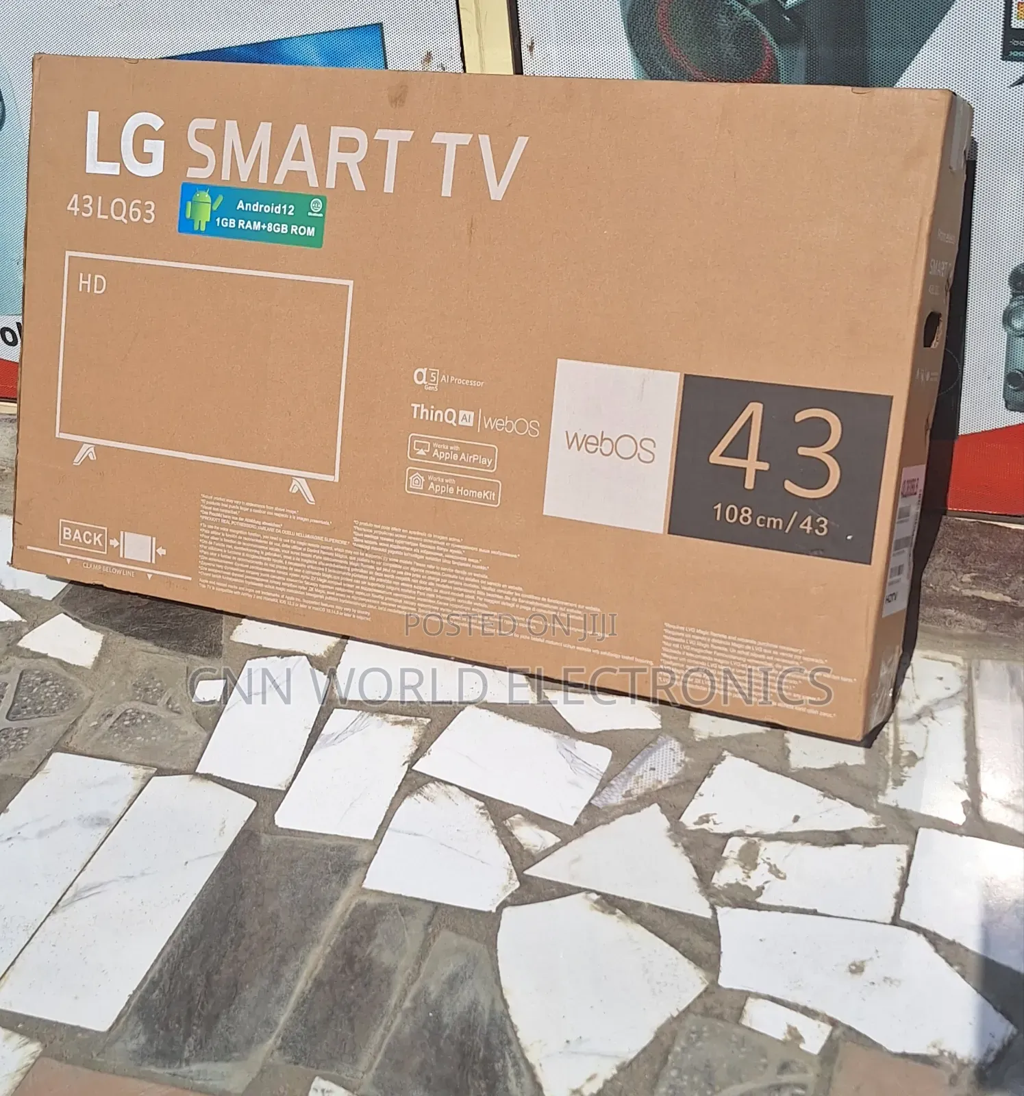 New LG Smart TV 43"Inches Flameless Bluetooth Netflix App