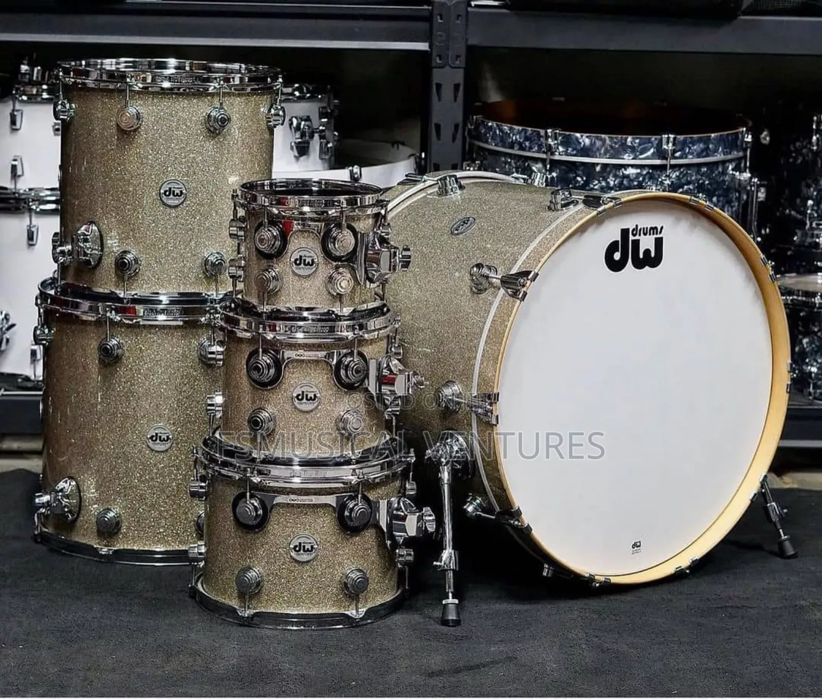 DW Drums Collectors Series 5 Set Pack Made in USA