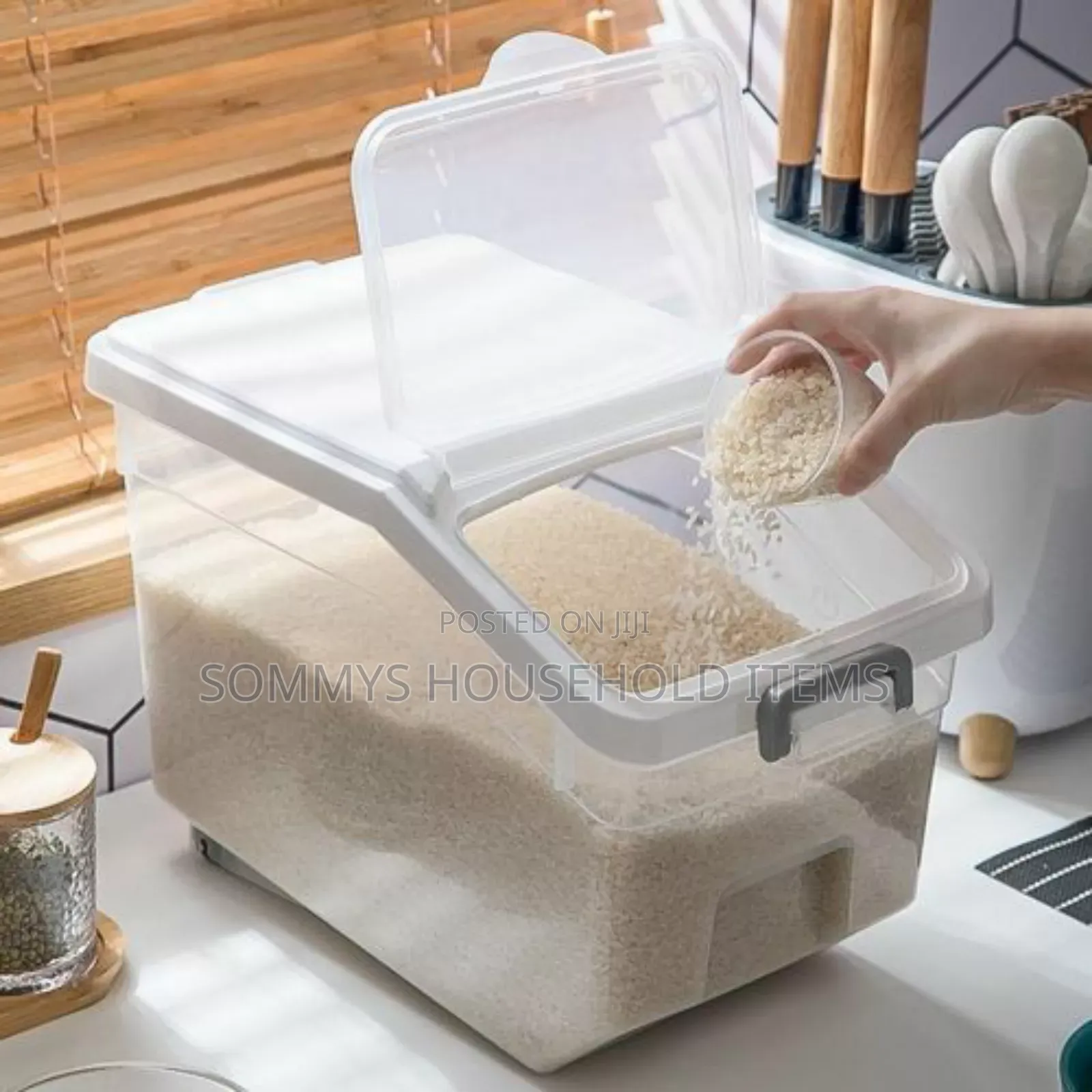 Rice Storage Container 30kg - 30,000 / 20kg - 25,000.