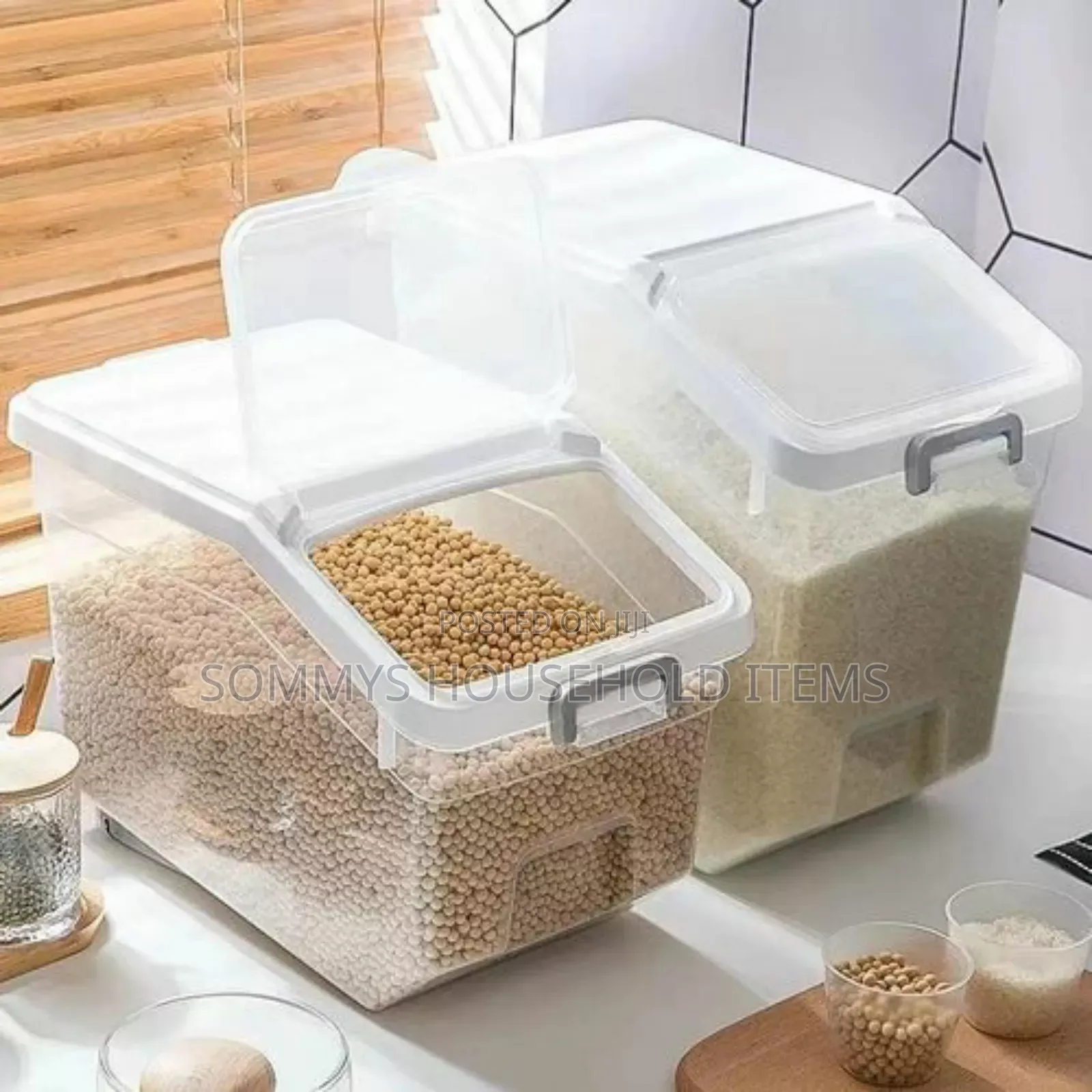 Rice Storage Container 30kg - 30,000 / 20kg - 25,000.