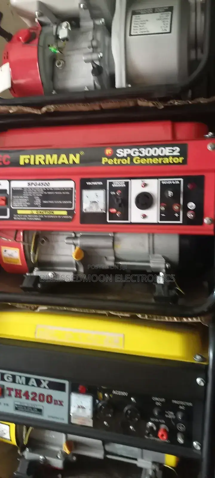 Sumec Firman Cooper Coil Generator 3.5kva 3 Years Warranty