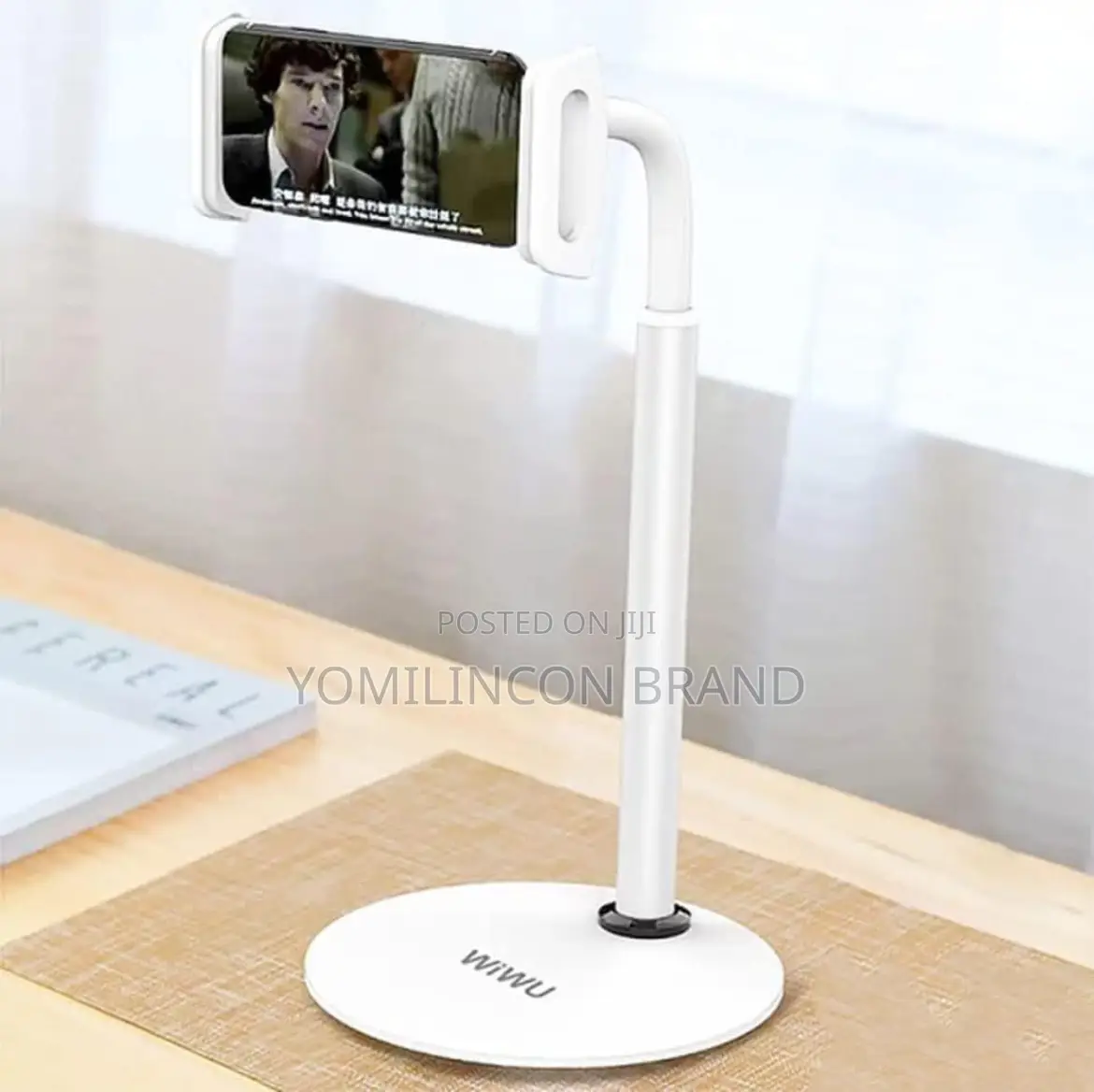 WIWU ZM300 Giraffe Desk Stand for Phone Tablet, White