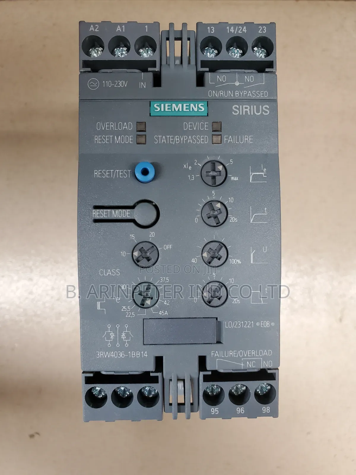 Siemens Soft Starter.
