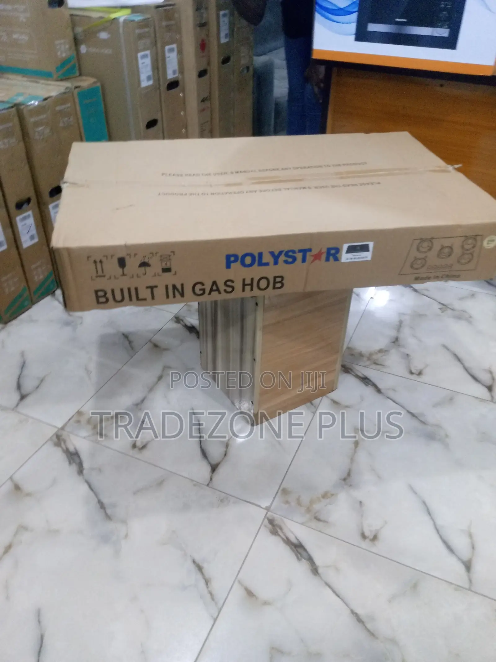 Polystar 5 Burner 7mm Thick Tempered Gas Hob