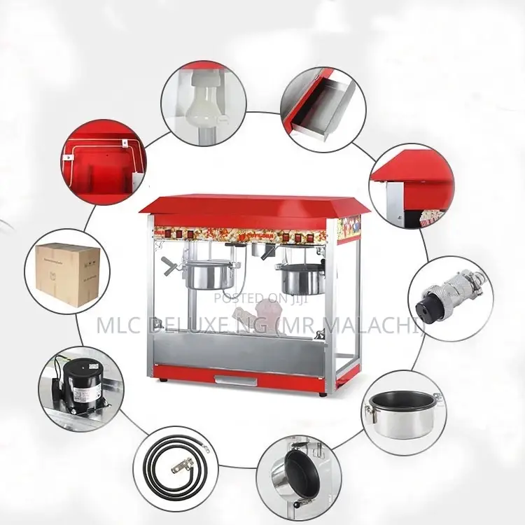 Popcorn Maker With Double Pots /Electric Popcorn Machine