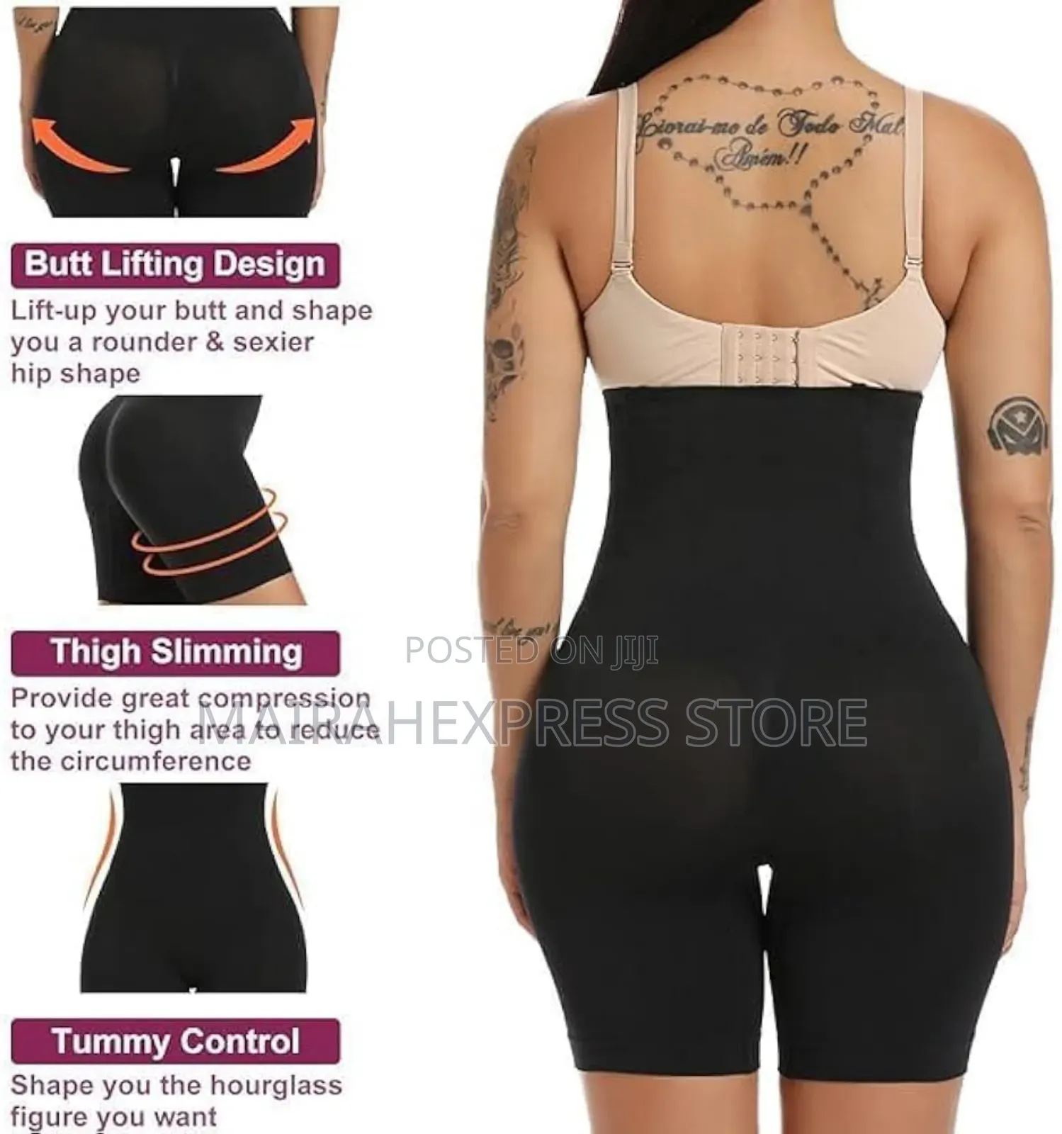 Padded Tummy Control Slip Underwear - (Instant Shaper)