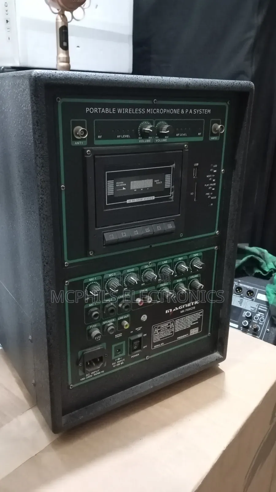 Magnetic Acoustic P.A System Mk700kz/B