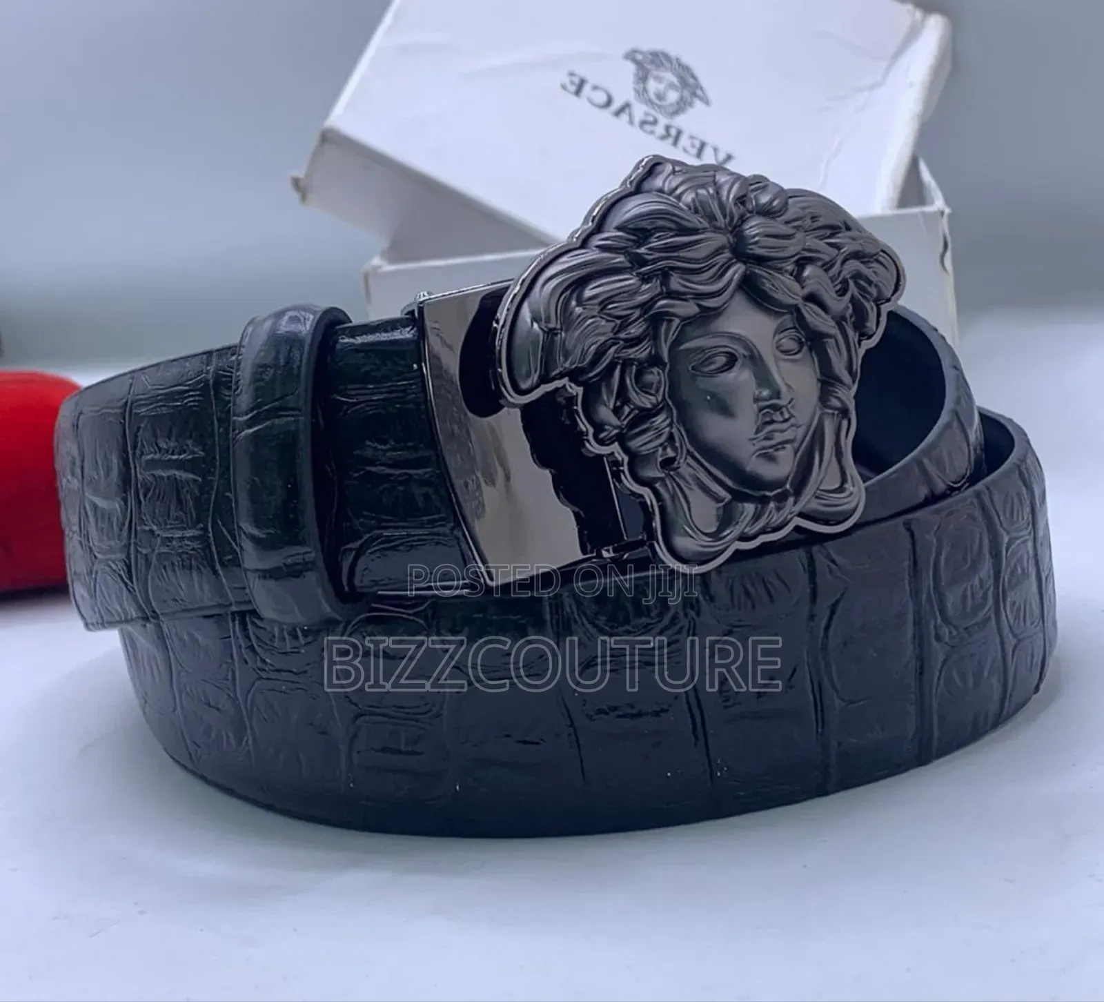 Original VERSACE Leather Belts Available in Store