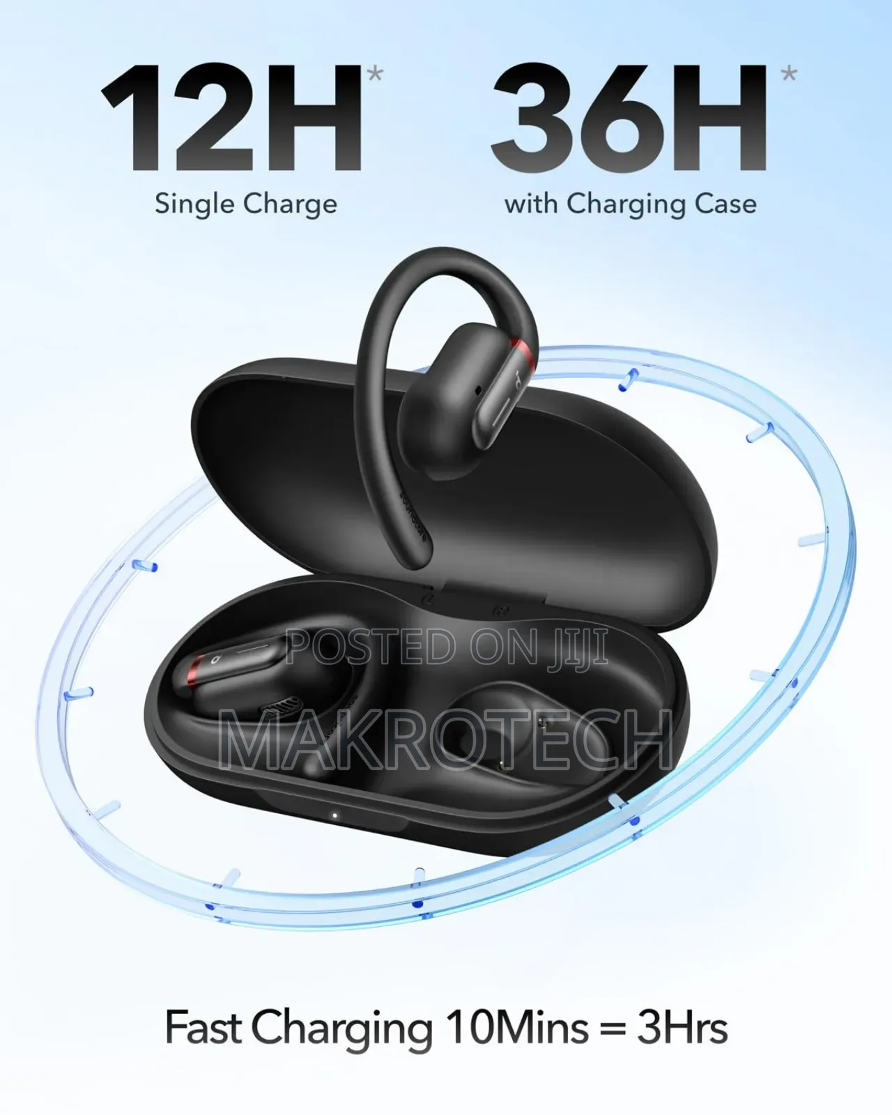 Soundcore by Anker V30i Open-Ear Headphones, Ultra-Comfort,