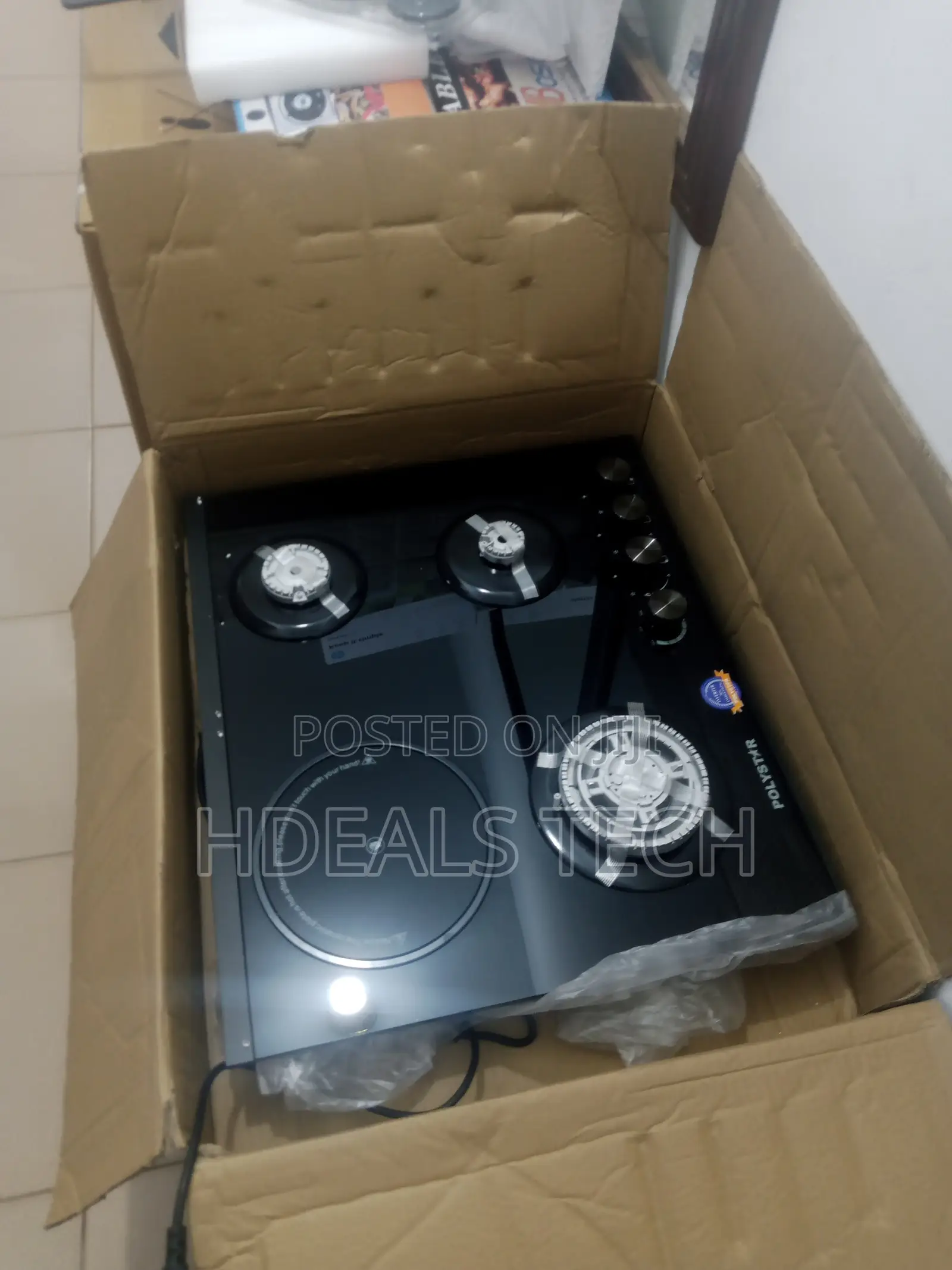 Effective Polystar 3+1 Built in Gas Hob With Electric Cooker