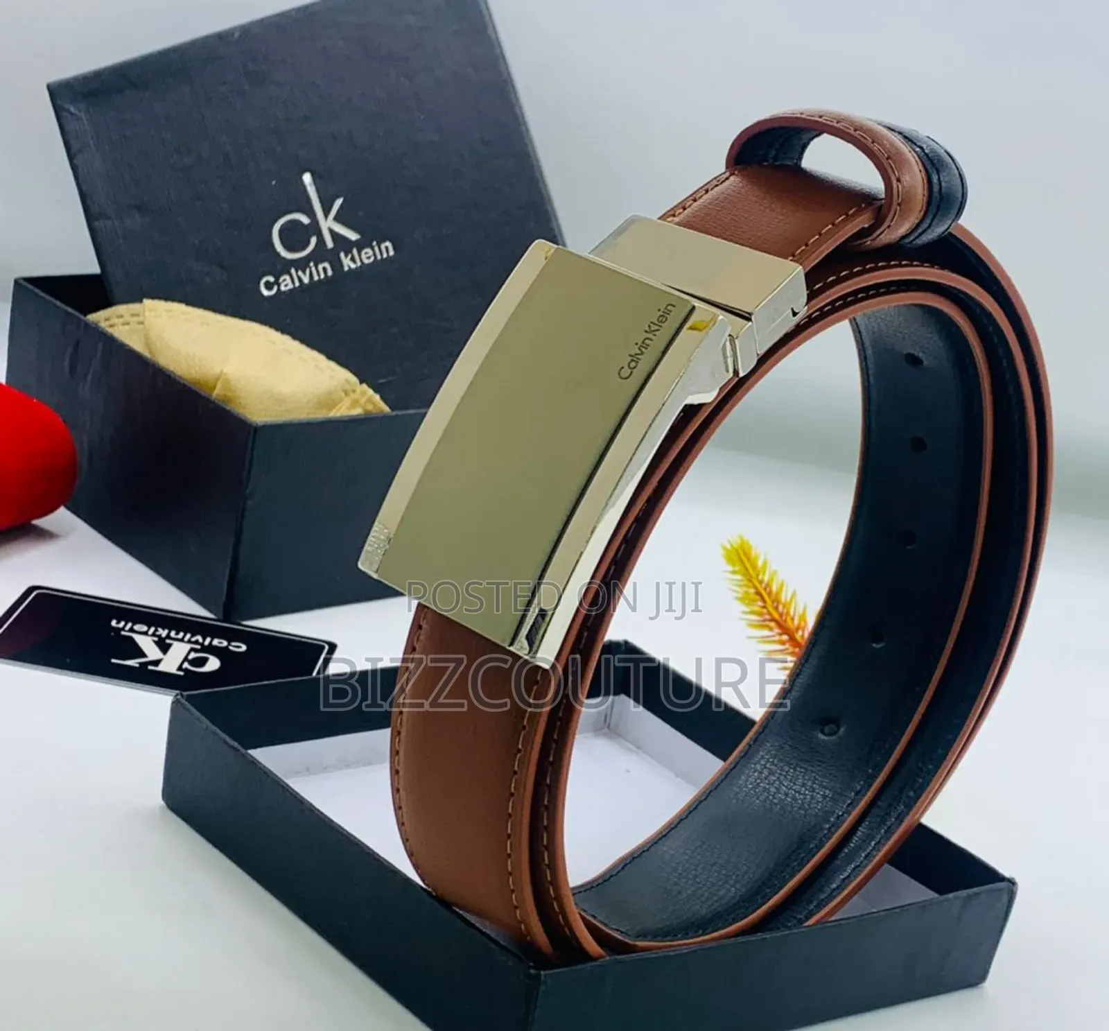 Original CALVIN Klein Leather Belts Available in Store