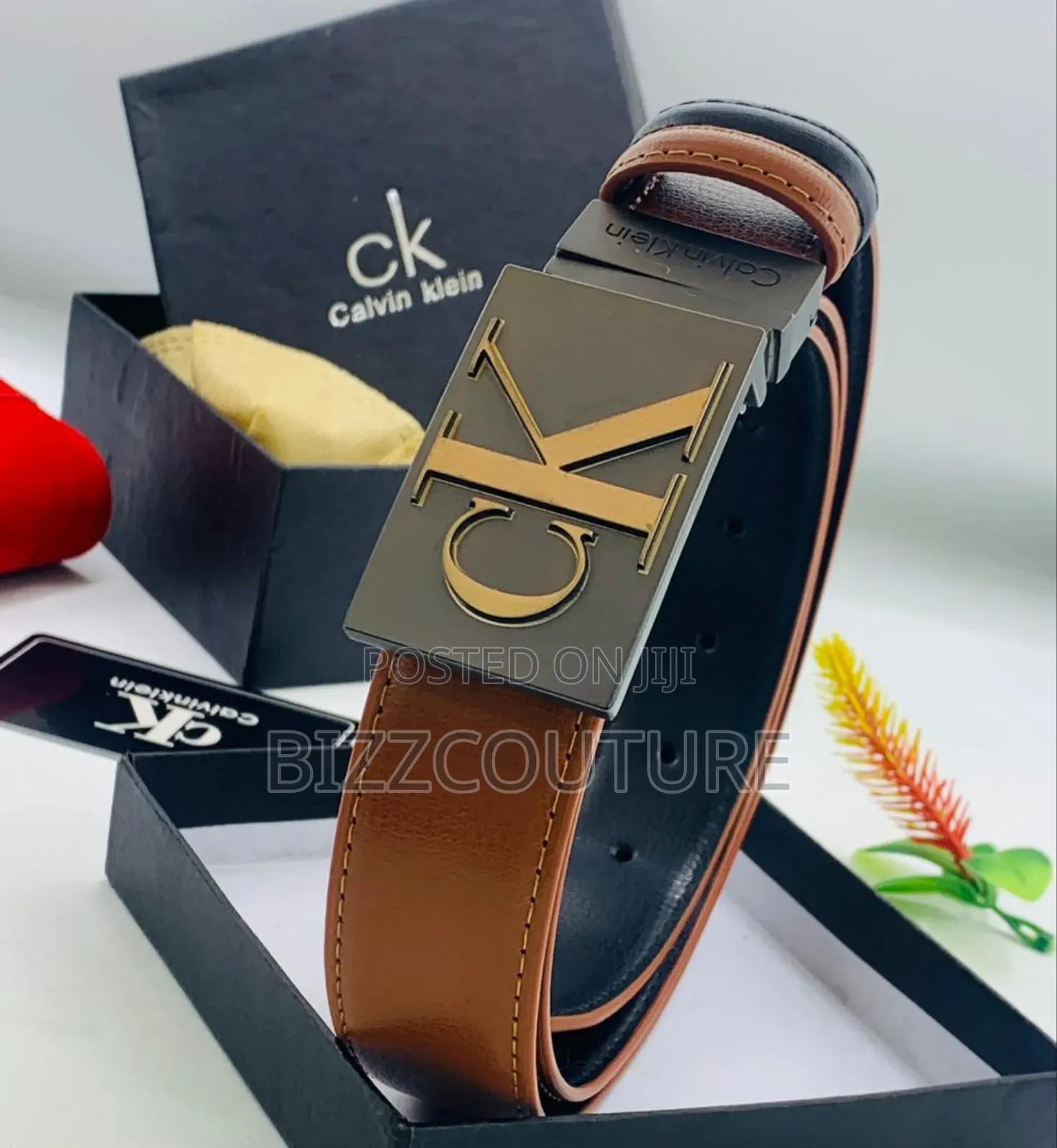 Original CALVIN Klein Leather Belts Available in Store