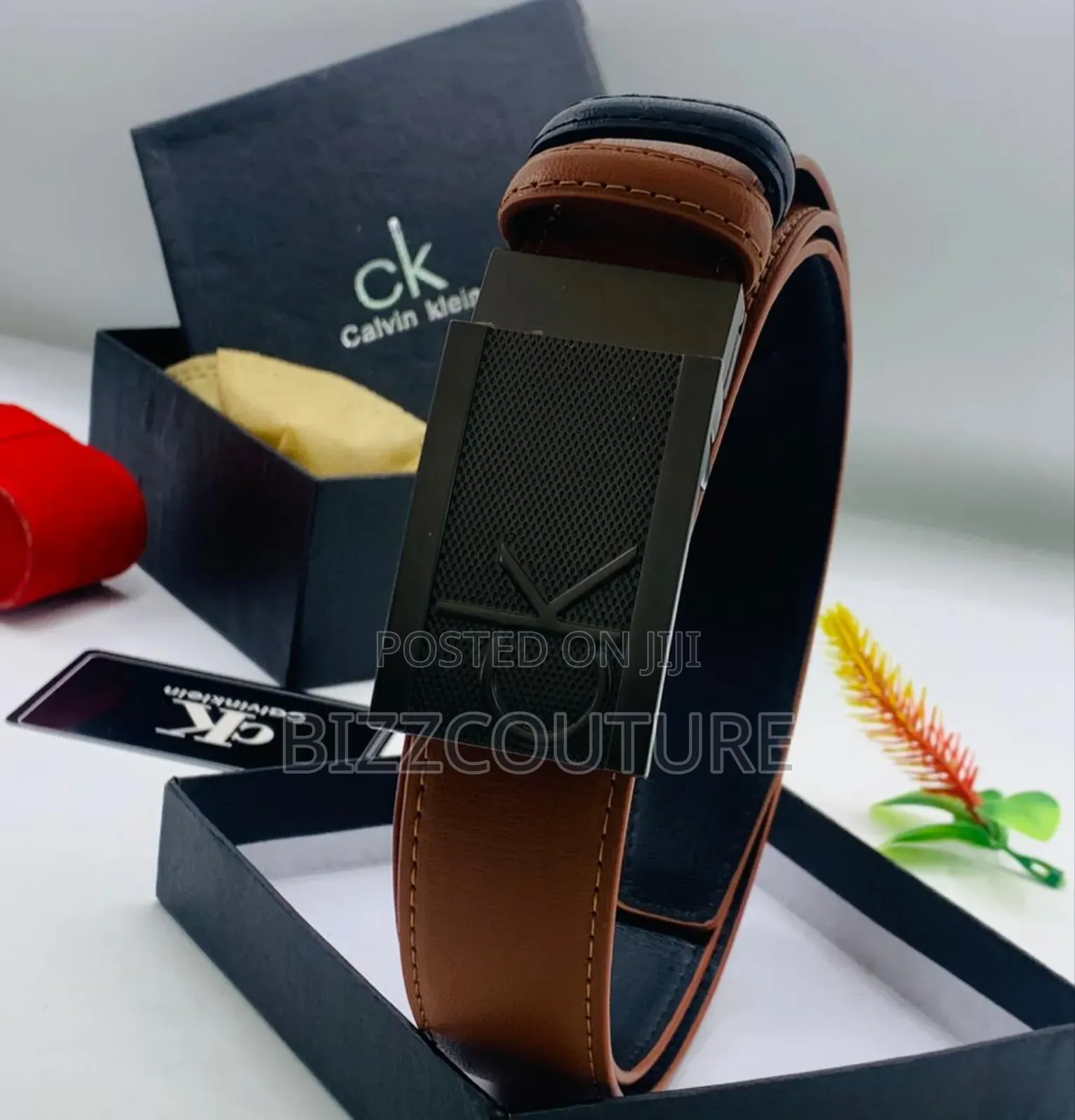 Original CALVIN Klein Leather Belts Available in Store