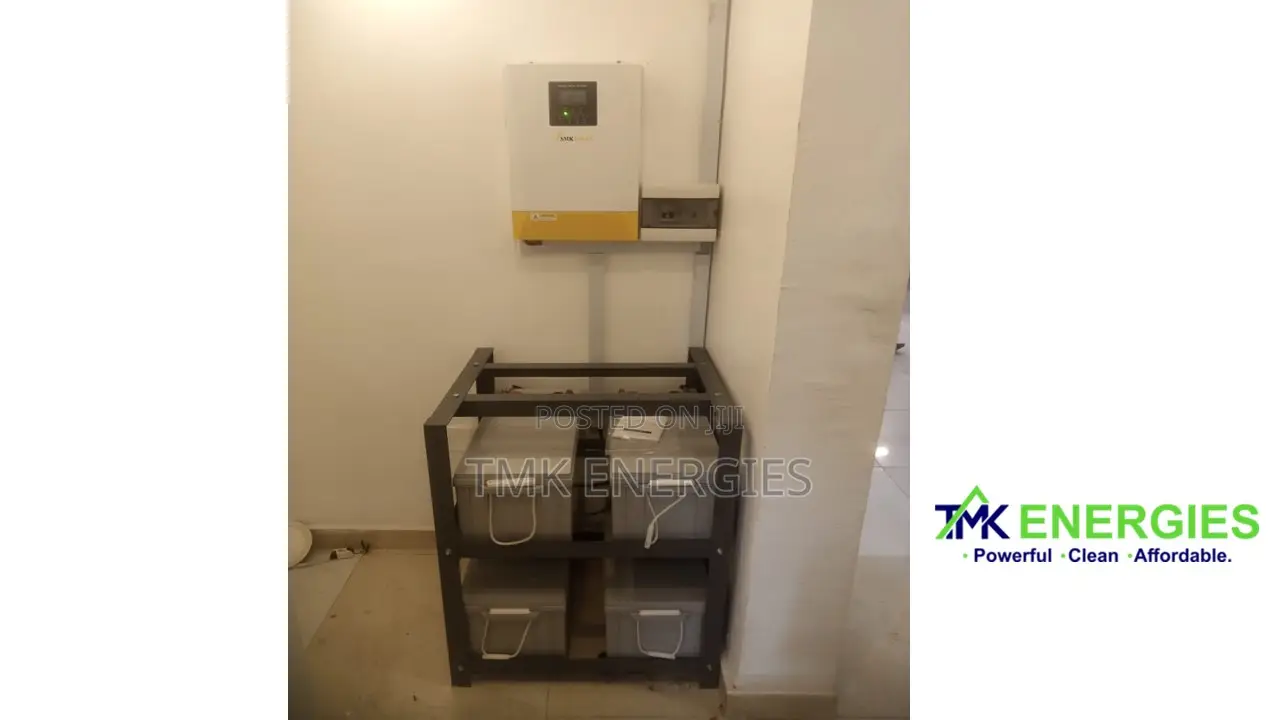 5kva Solar Soution With 4 Block Battery And 8 Solar Panels